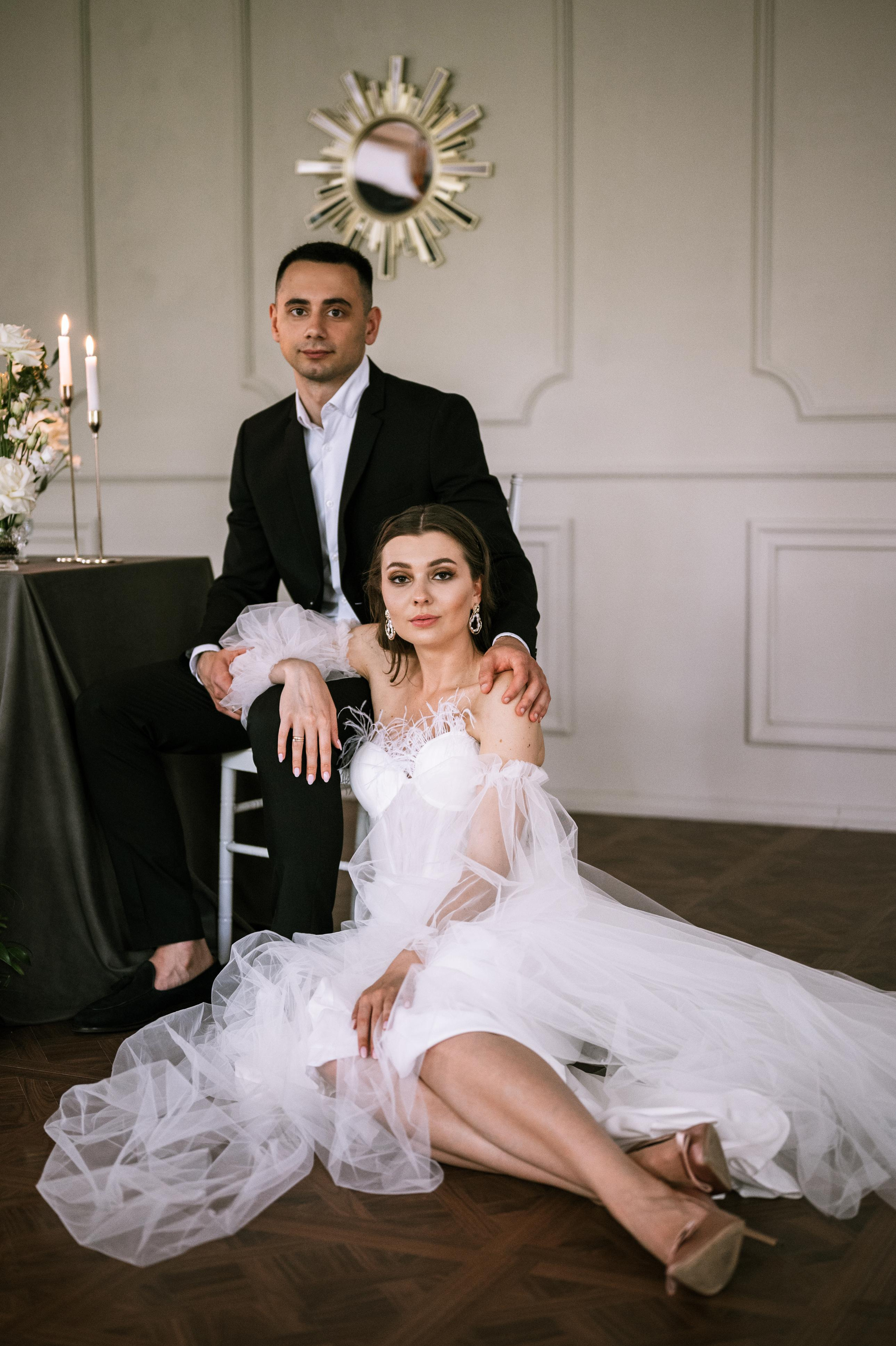 Свадебная фотосессия в студии. Свадебный фотограф Йошкар-Ола Казань