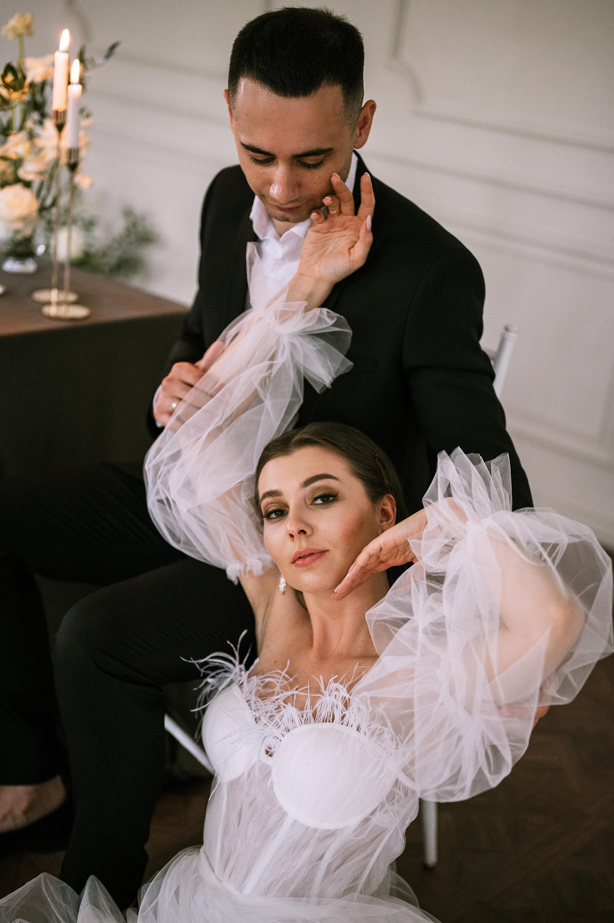 Свадебная фотосессия в студии. Свадебный фотограф Йошкар-Ола Казань