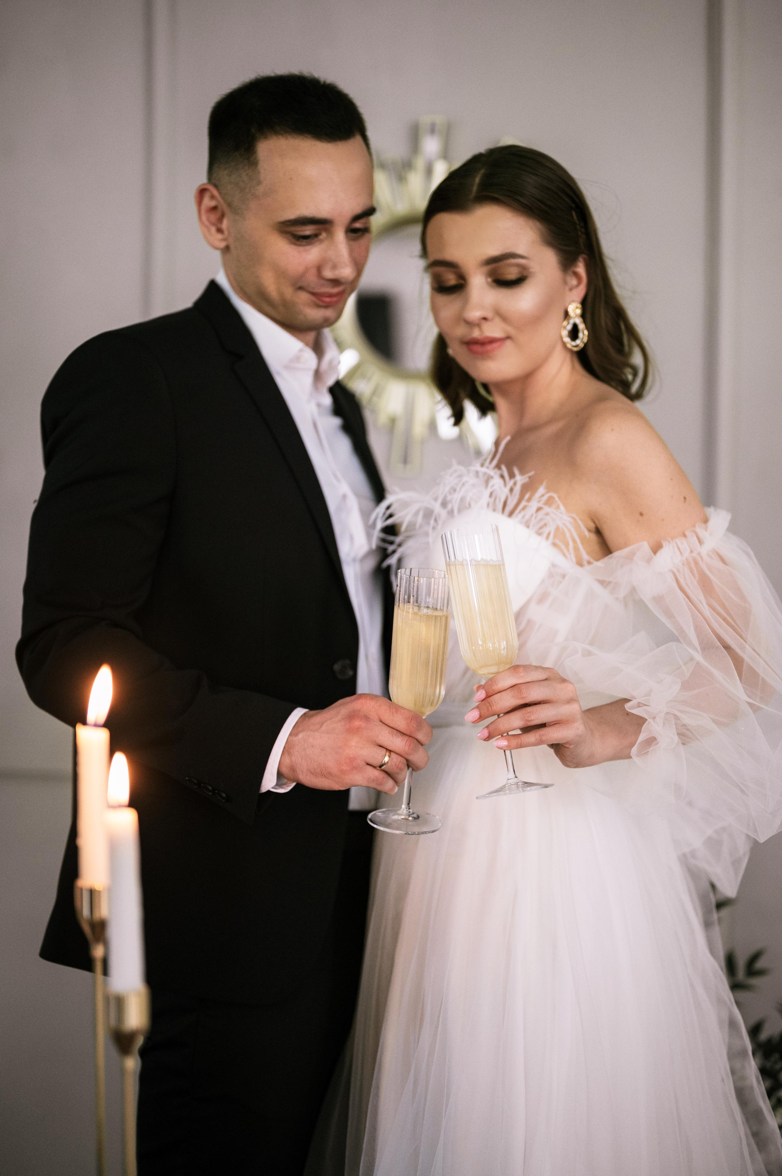 Свадебная фотосессия в студии. Свадебный фотограф Йошкар-Ола Казань