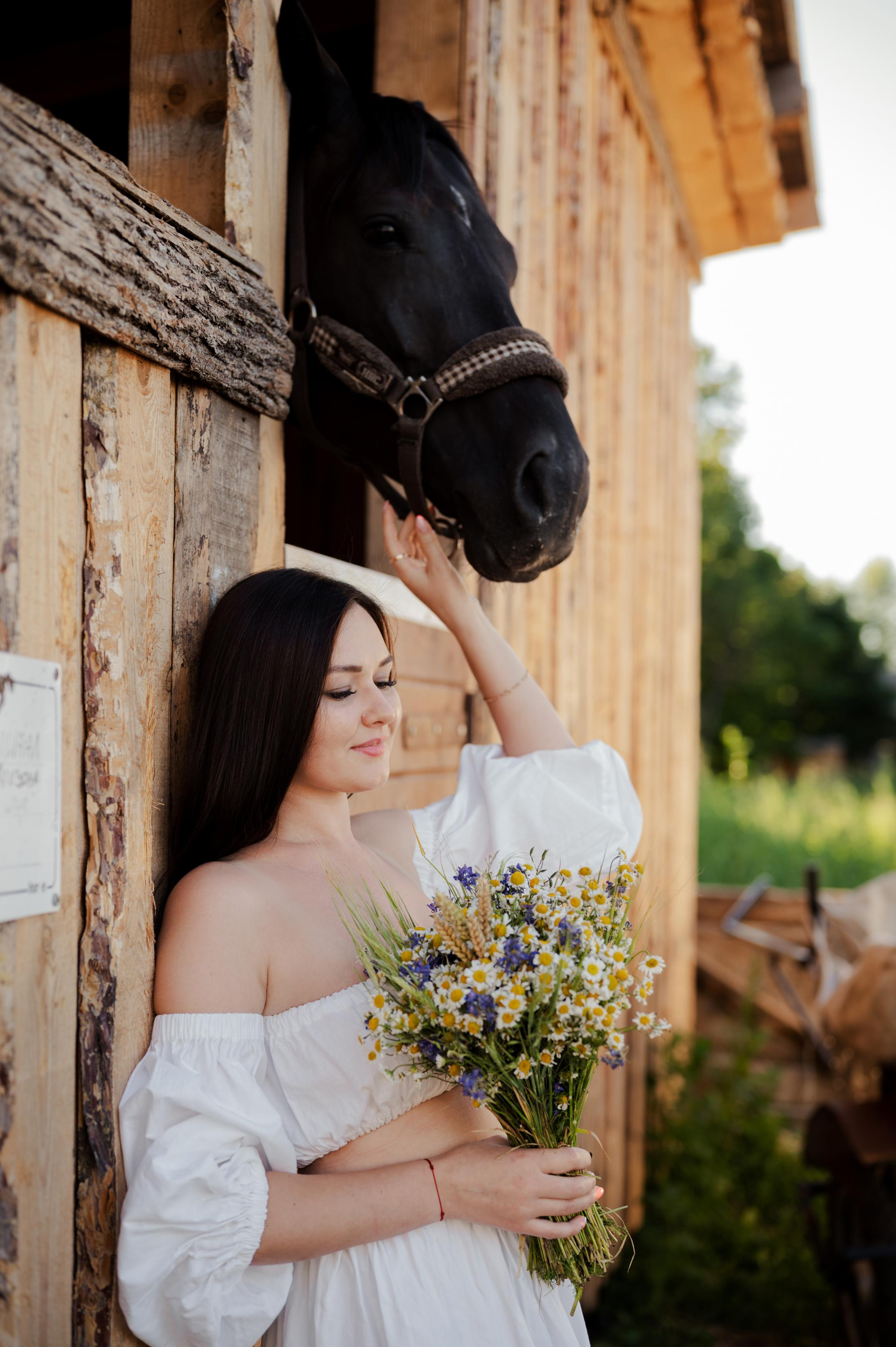 Фотосессия с лошадью. Свадебный фотограф Йошкар-Ола Казань