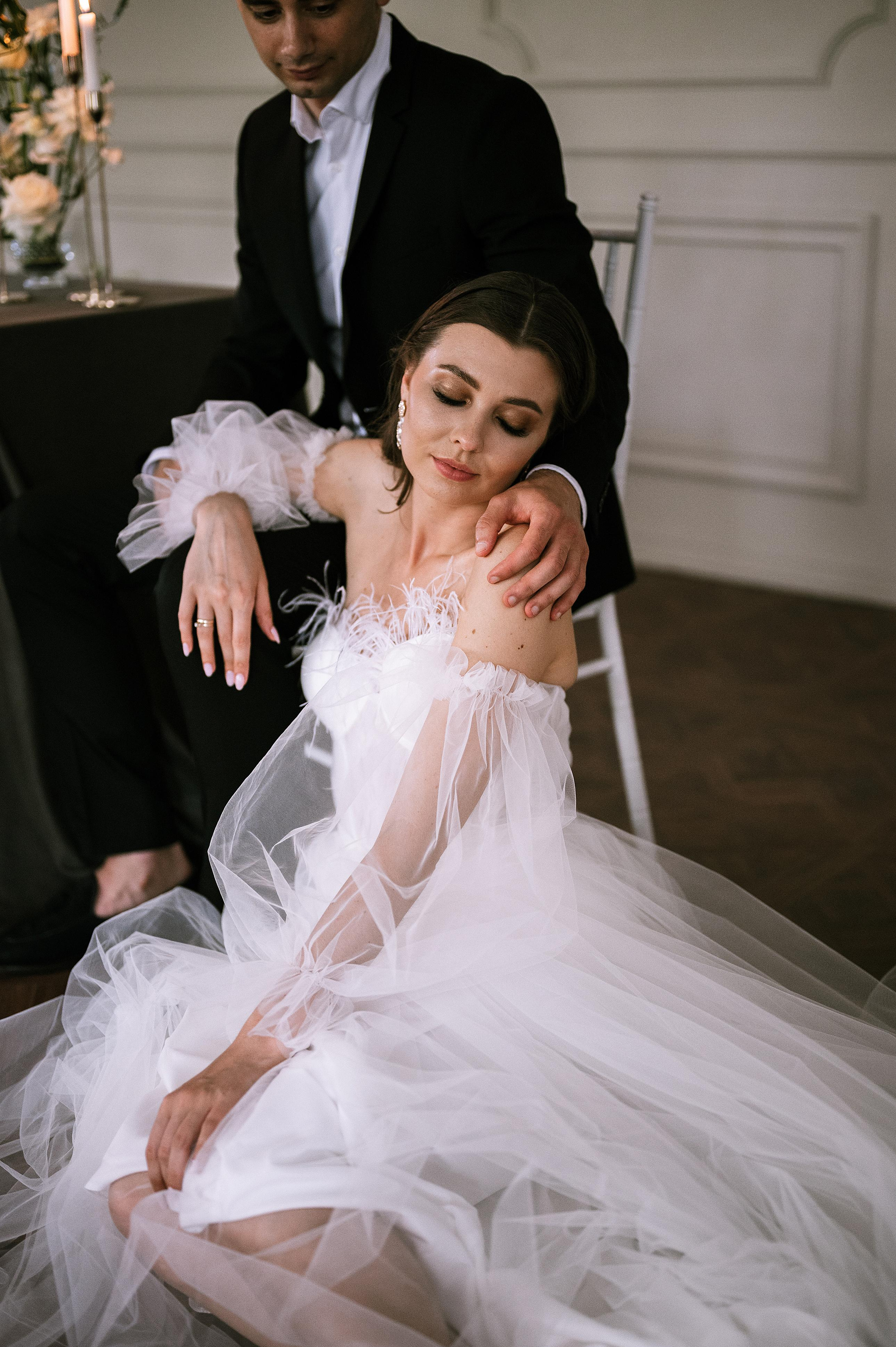 Свадебная фотосессия в студии. Свадебный фотограф Йошкар-Ола Казань