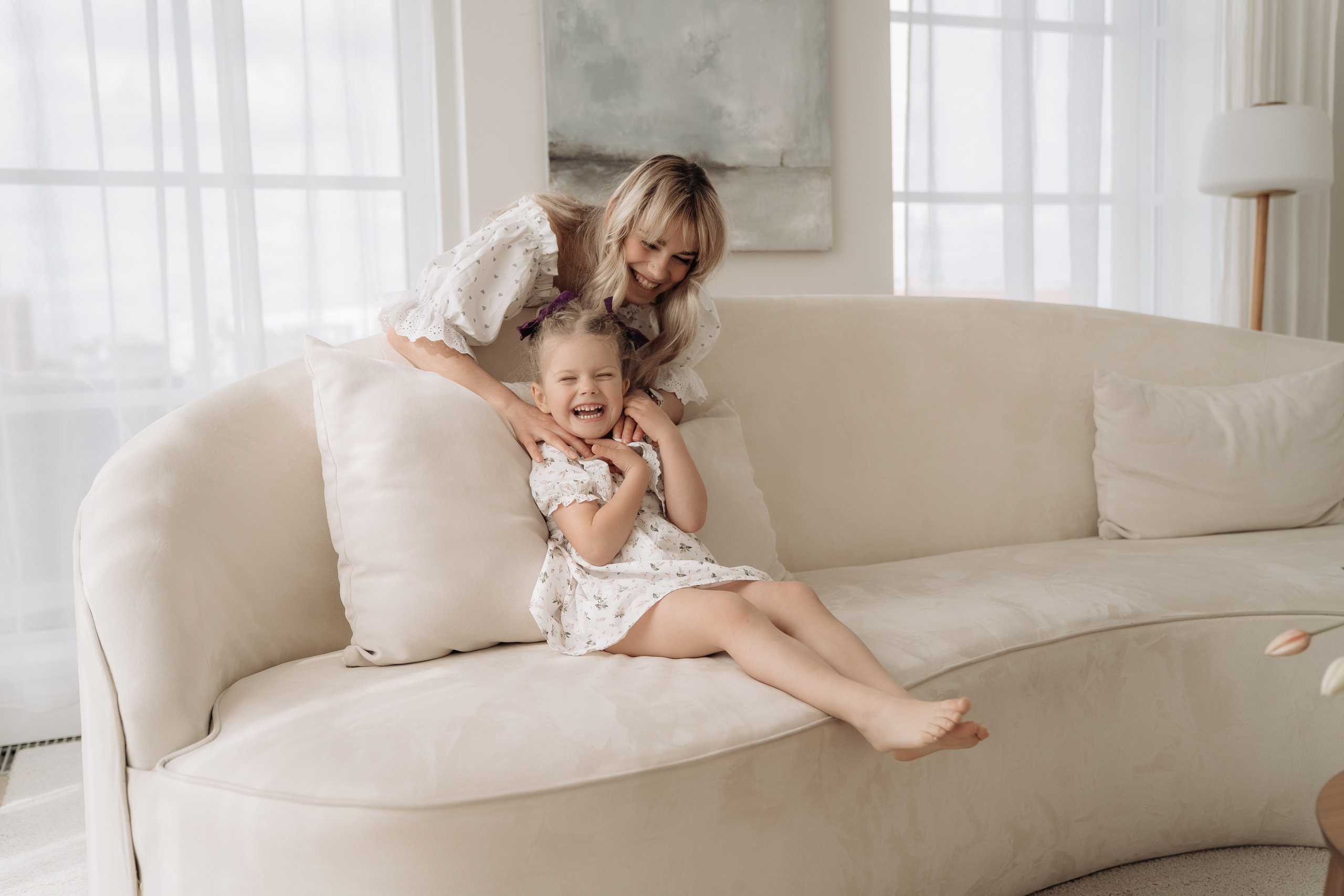 Мама и дочка. Семейный фотограф СПб Анастасия Василь. Фотосессия на годик