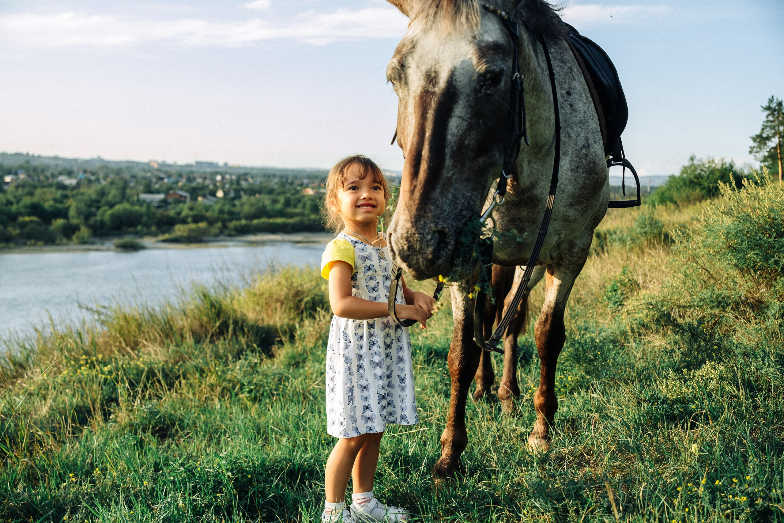 Фотопрогулка с лошадью. Фотограф в Иркутске Анна Мирошникова