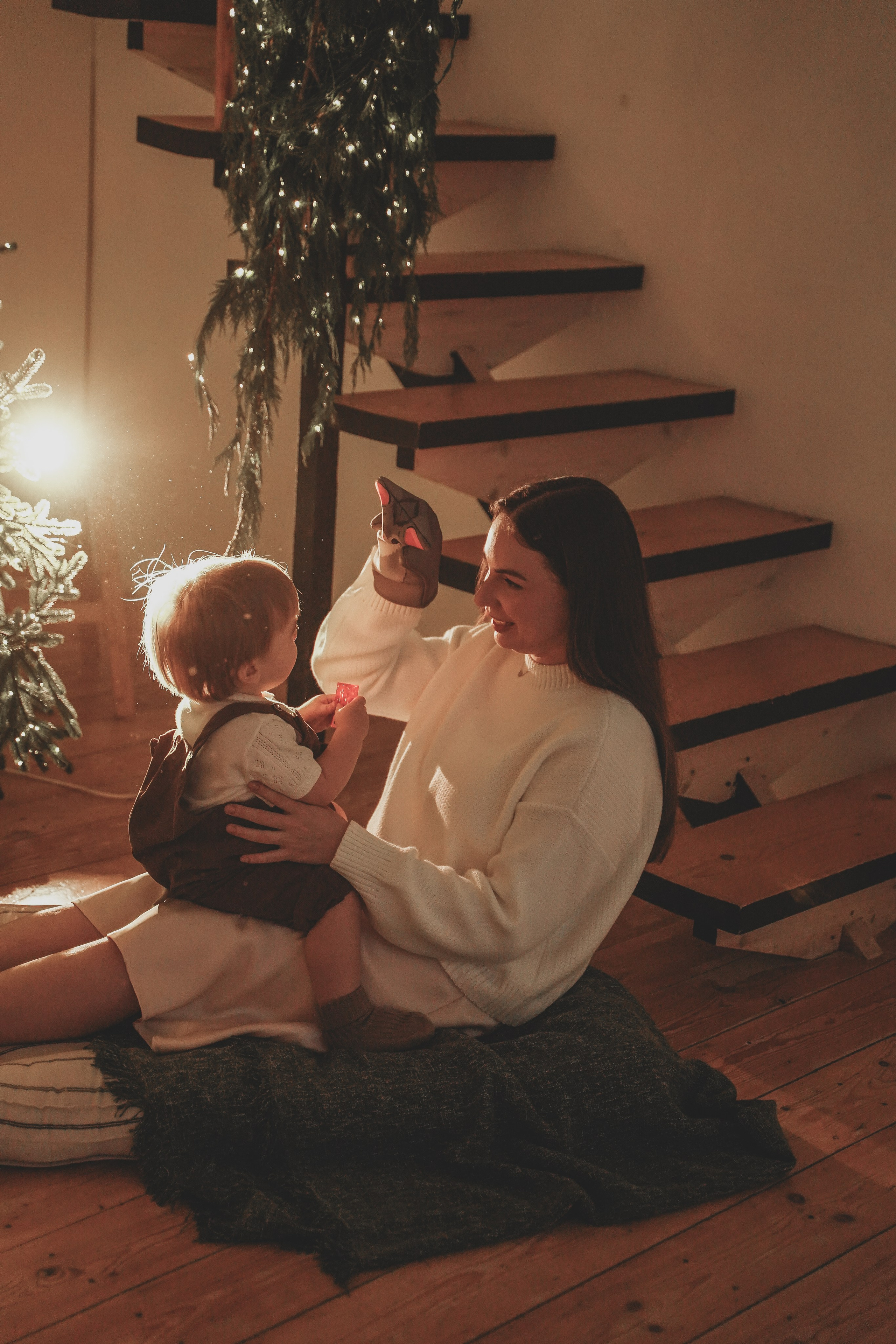 Новогодняя ночная фотосессия. Семейный и женский фотограф в Краснодаре Анастасия Приймак