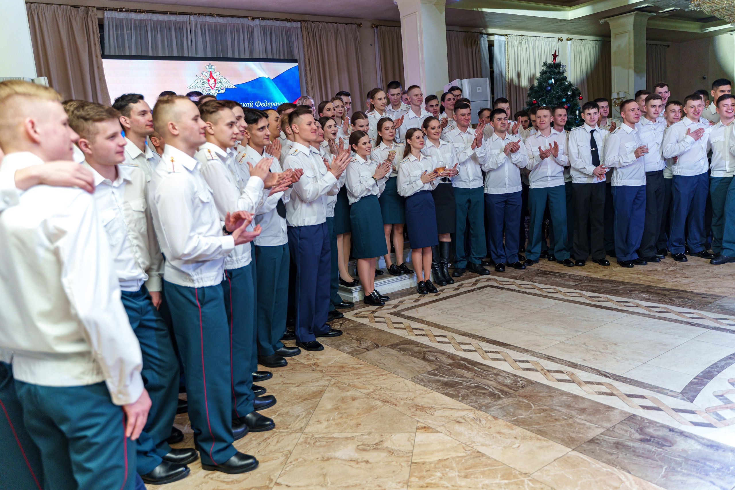 Фотосъемка выпуска военной академии и вручение дипломов