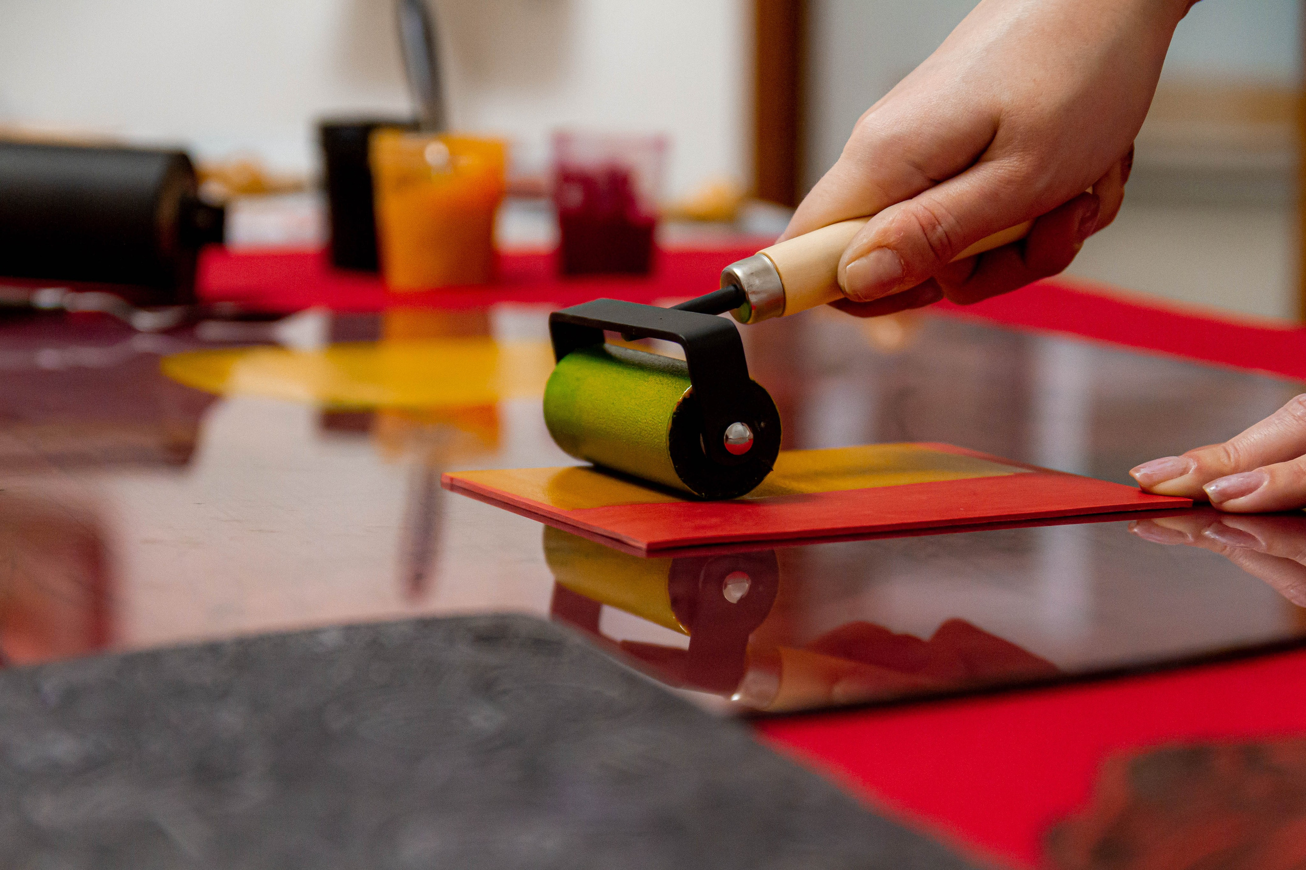 Мастер класс по линогравюре. Твой фотограф Алина Кочергина