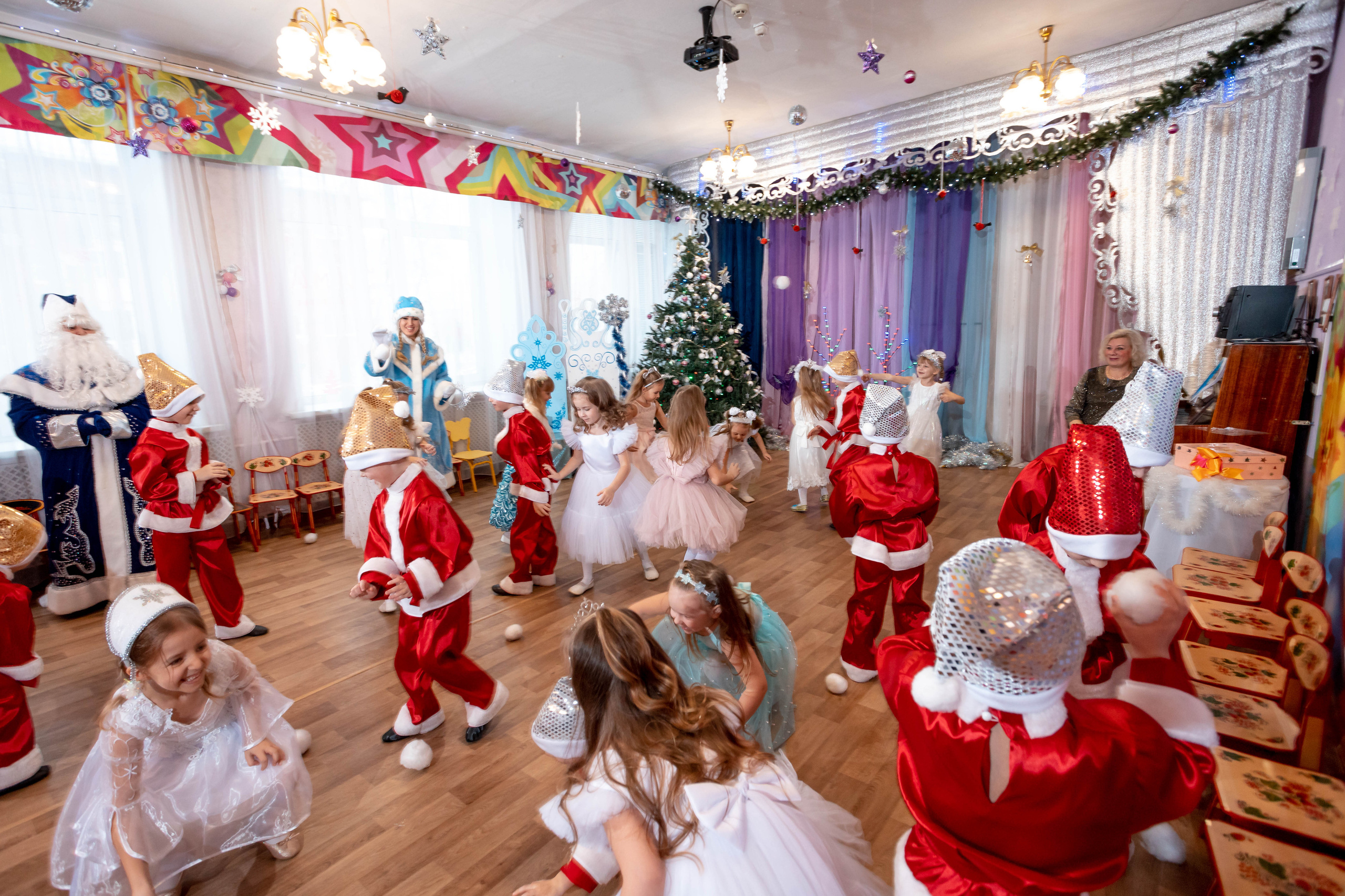 Новогодний утренник в Детском саду № 25 (Орехово-Зуево). Свадебный и семейный фотограф в Москве и МО Елена Агапова