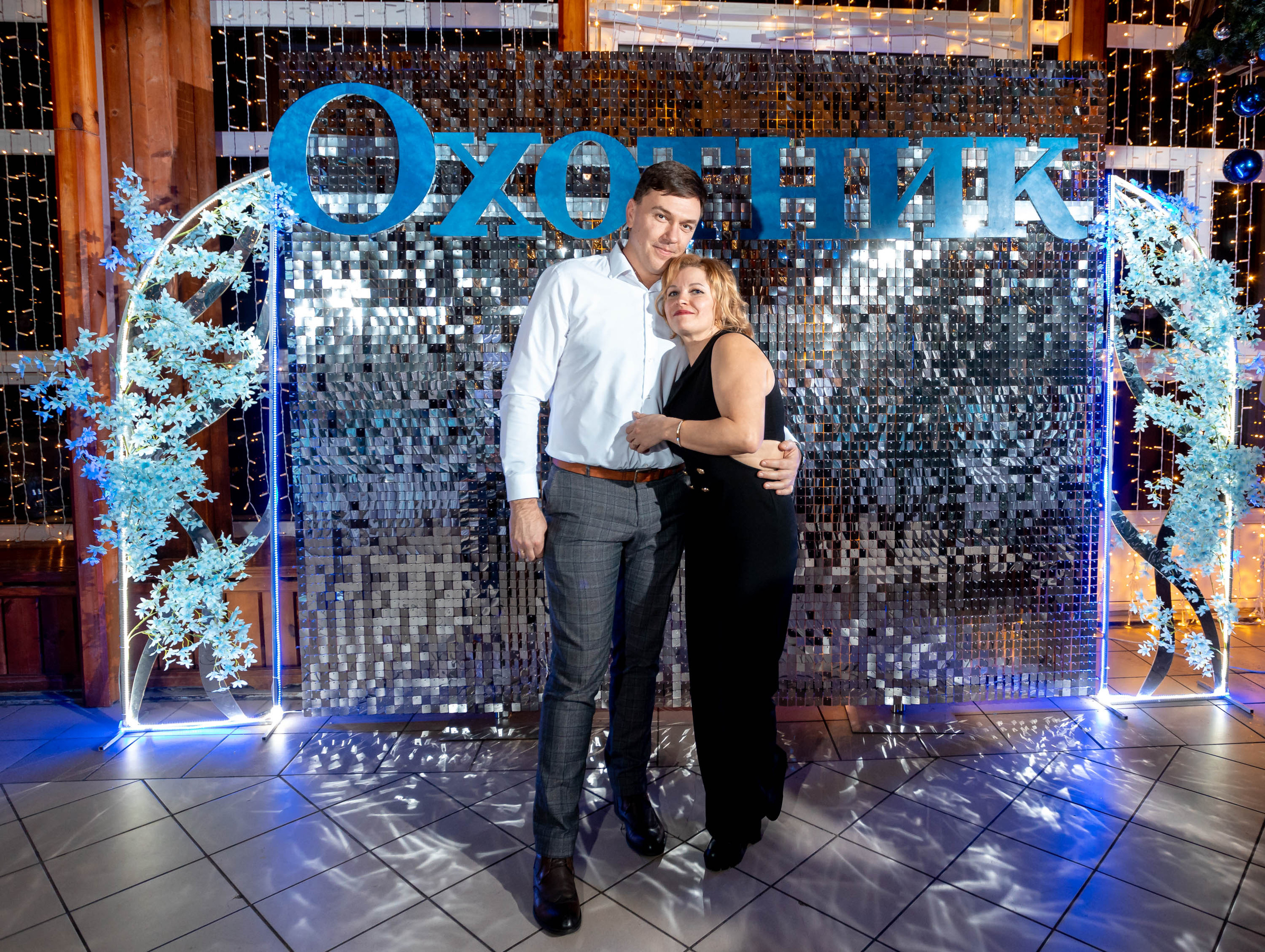 Съемка Новогоднего корпоратива в ресторане Охотник 23.12.2022 г. Свадебный и семейный фотограф в Москве и МО Елена Агапова