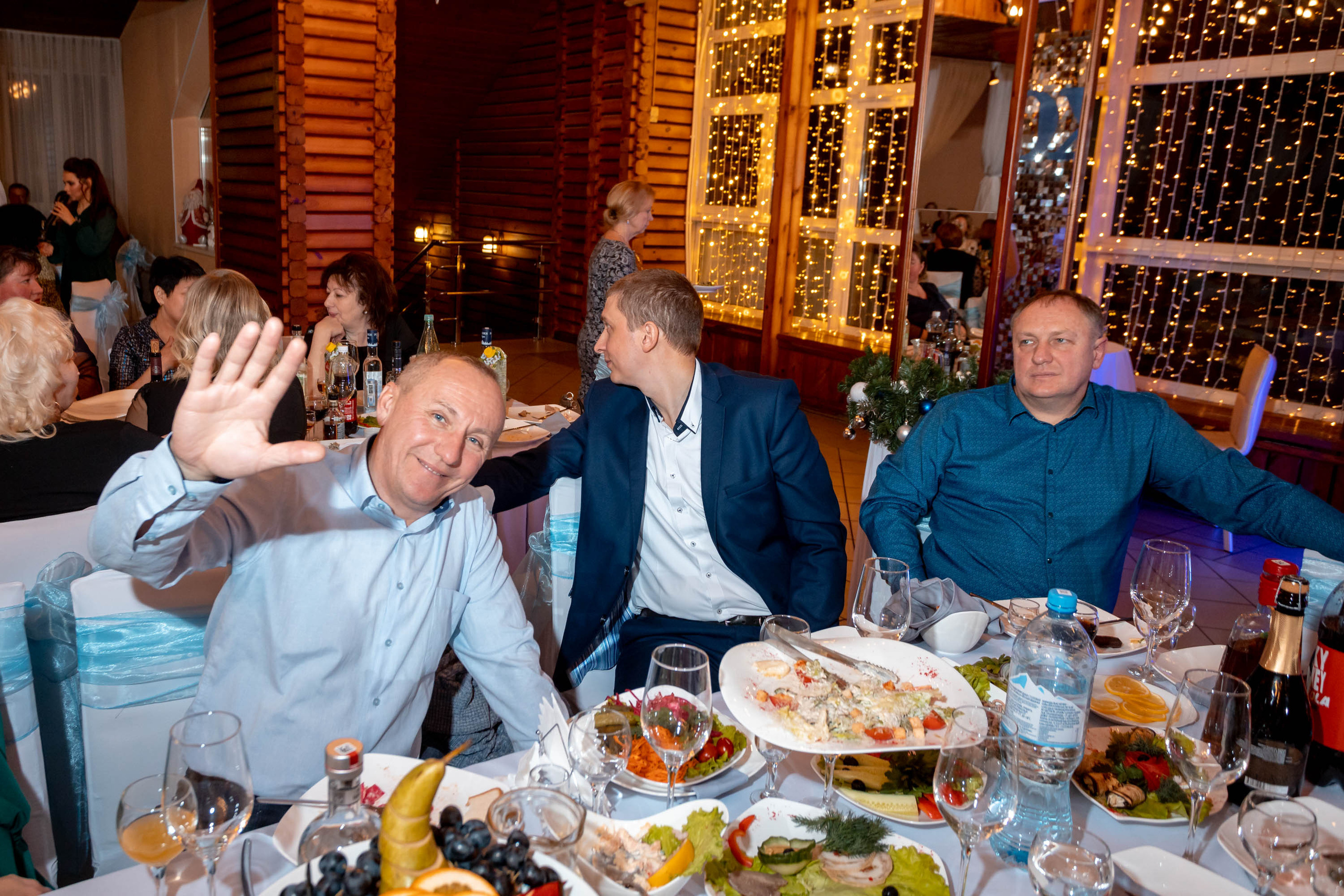 Съемка Новогоднего корпоратива в ресторане Охотник 23.12.2022 г. Свадебный и семейный фотограф в Москве и МО Елена Агапова