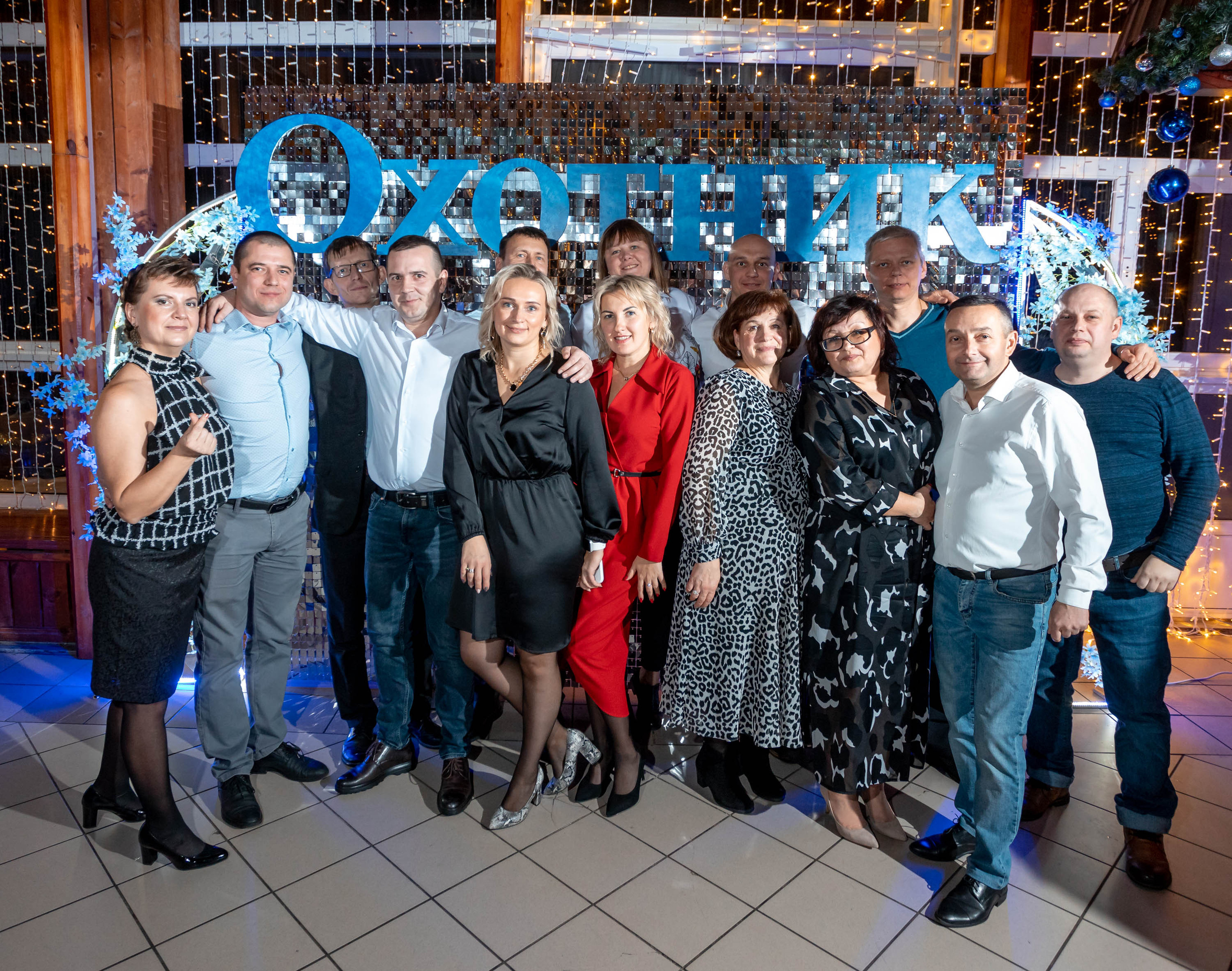 Съемка Новогоднего корпоратива в ресторане Охотник 23.12.2022 г. Свадебный и семейный фотограф в Москве и МО Елена Агапова