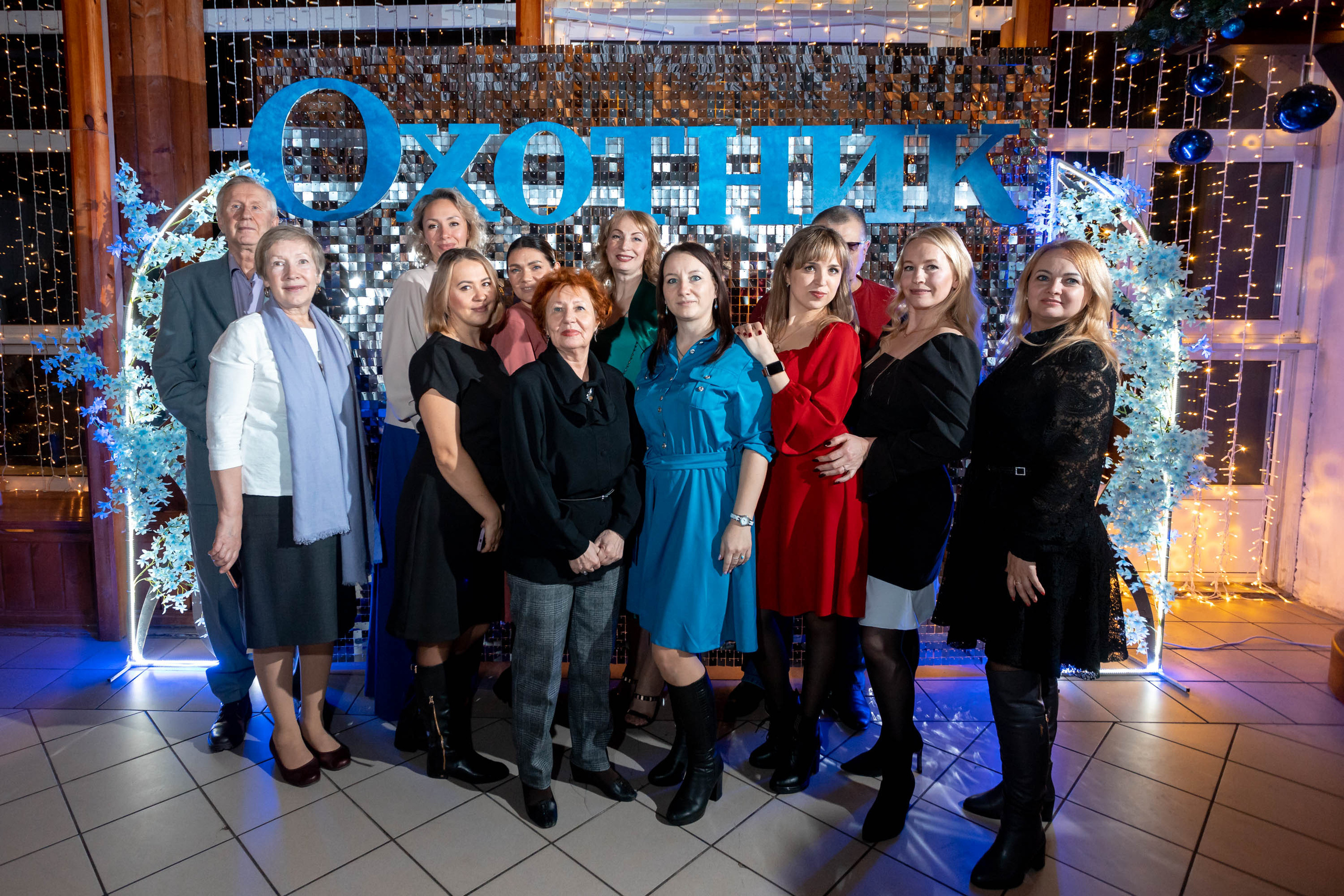 Съемка Новогоднего корпоратива в ресторане Охотник 23.12.2022 г. Свадебный и семейный фотограф в Москве и МО Елена Агапова