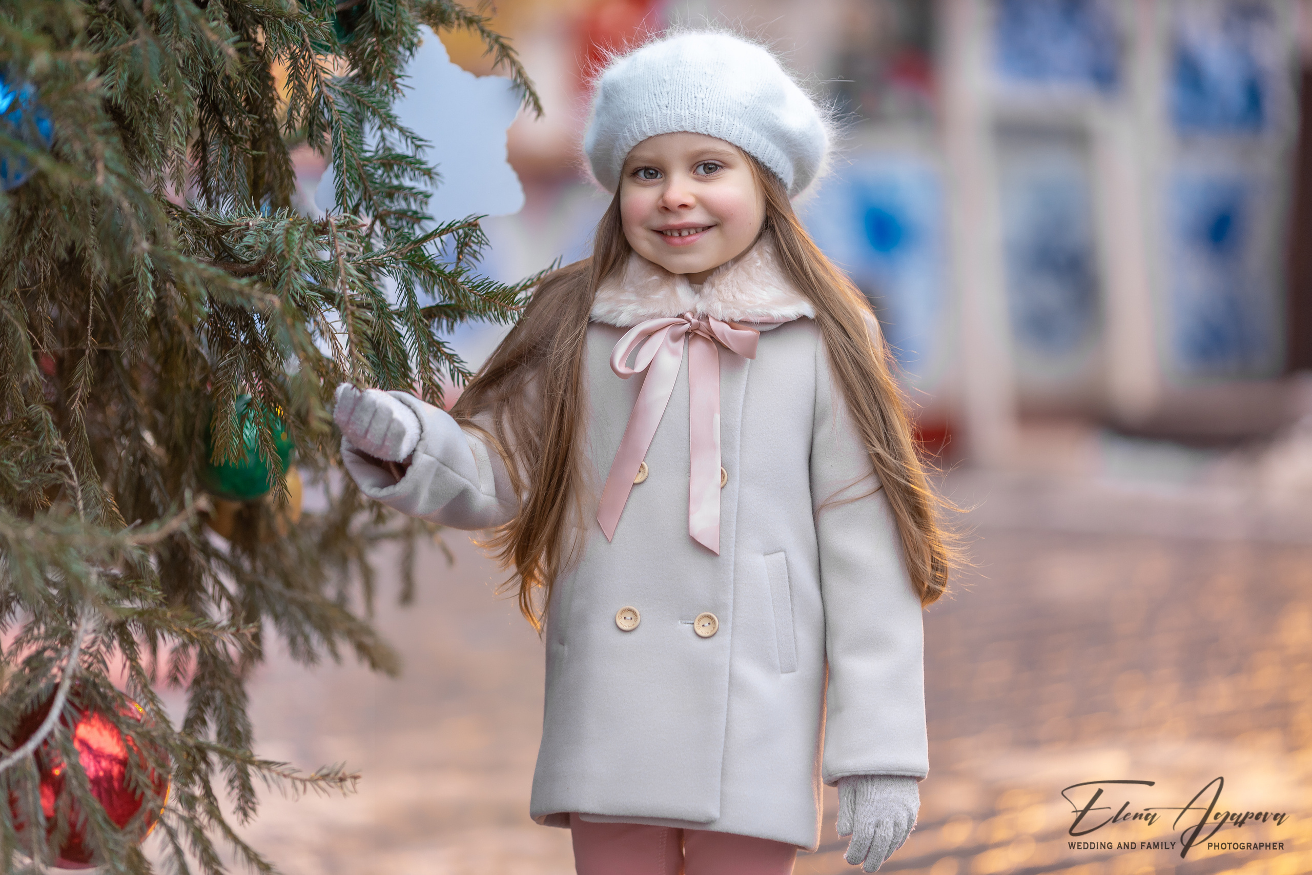 Новогодние и рождественские фотосессии на улице и в студии. Свадебный и семейный фотограф в Москве и МО Елена Агапова