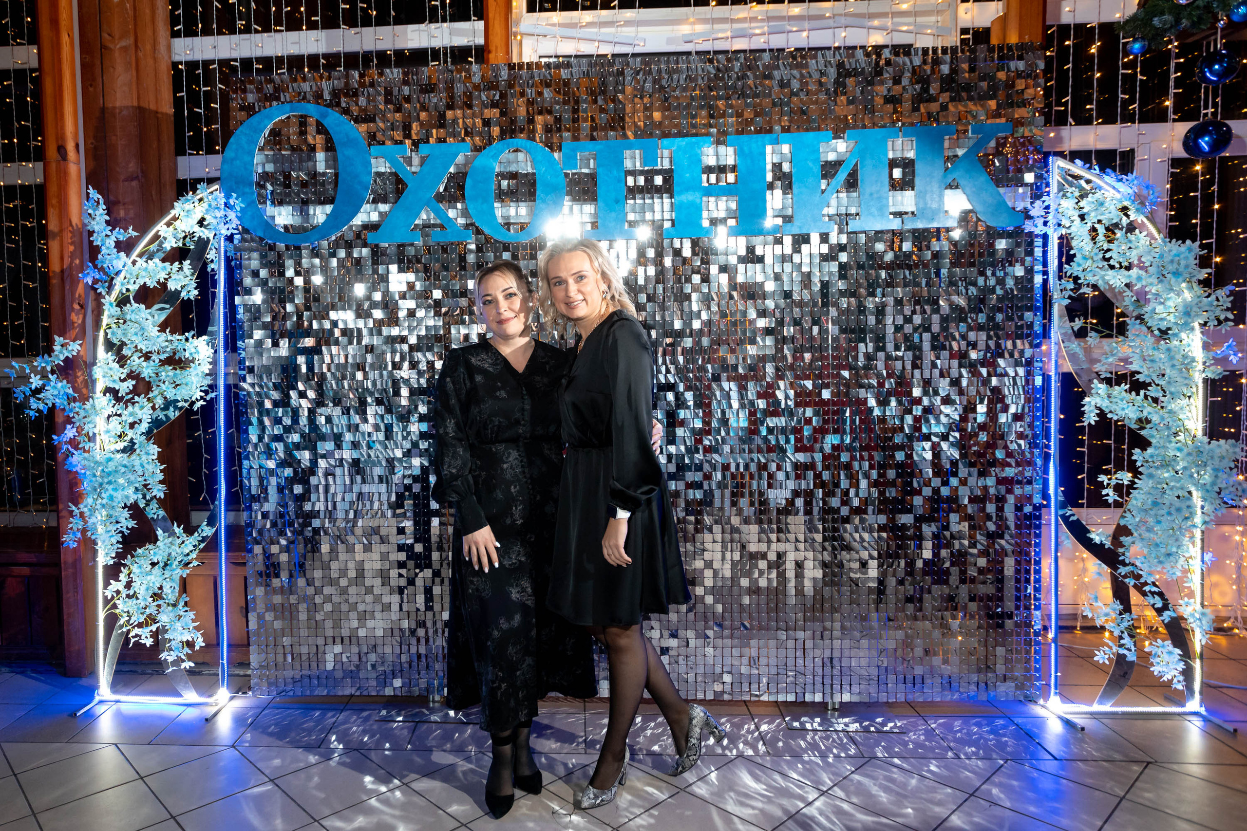 Съемка Новогоднего корпоратива в ресторане Охотник 23.12.2022 г. Свадебный и семейный фотограф в Москве и МО Елена Агапова