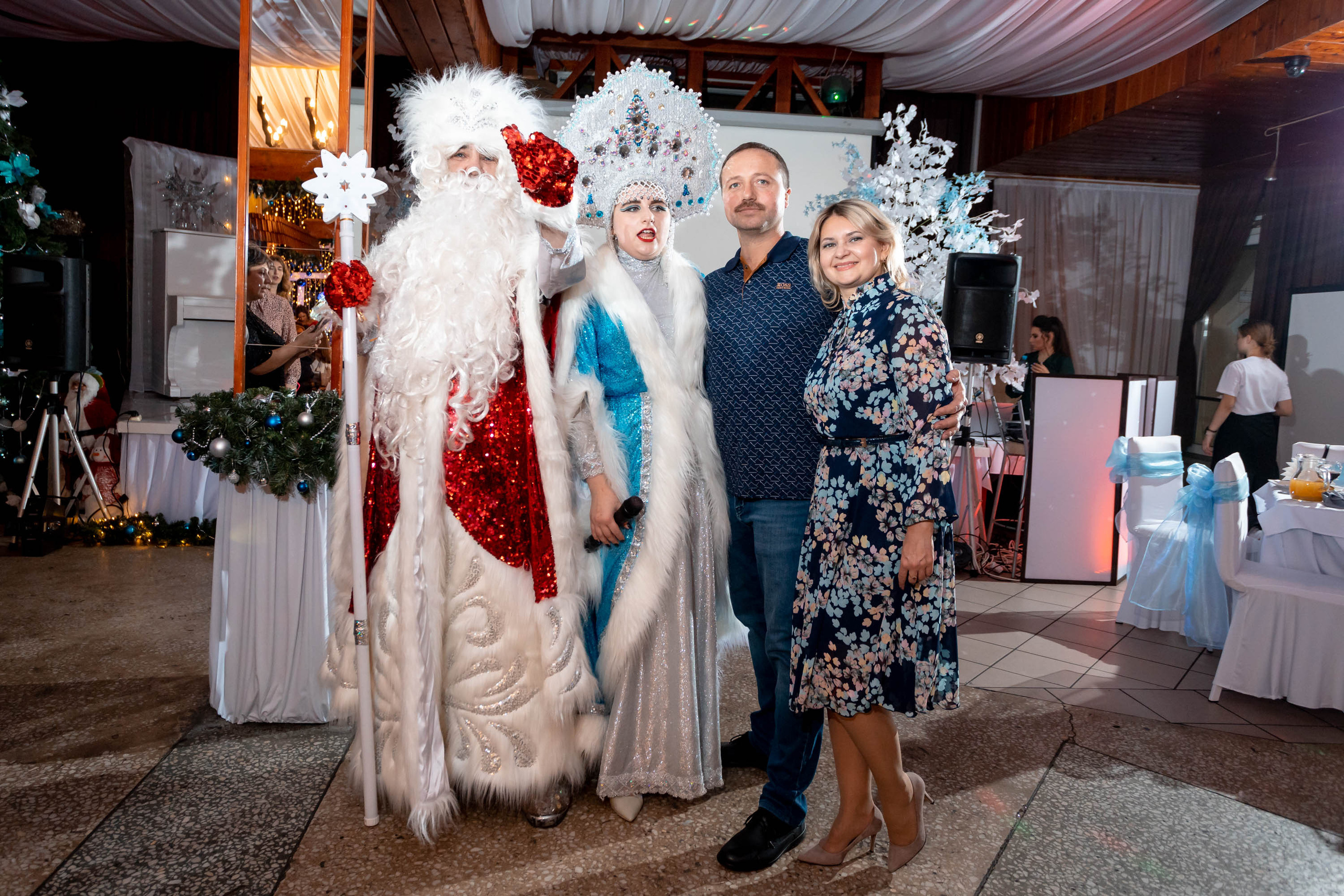 Съемка Новогоднего корпоратива в ресторане Охотник 23.12.2022 г. Свадебный и семейный фотограф в Москве и МО Елена Агапова