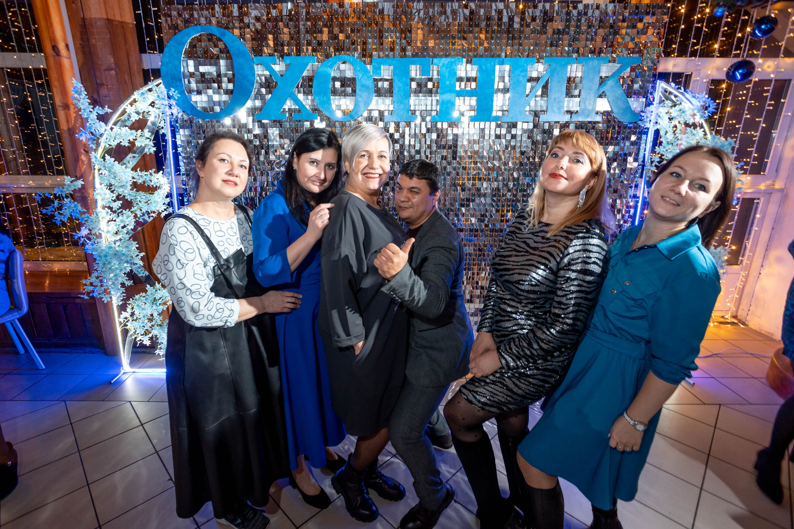 Съемка Новогоднего корпоратива в ресторане Охотник 23.12.2022 г. Свадебный и семейный фотограф в Москве и МО Елена Агапова