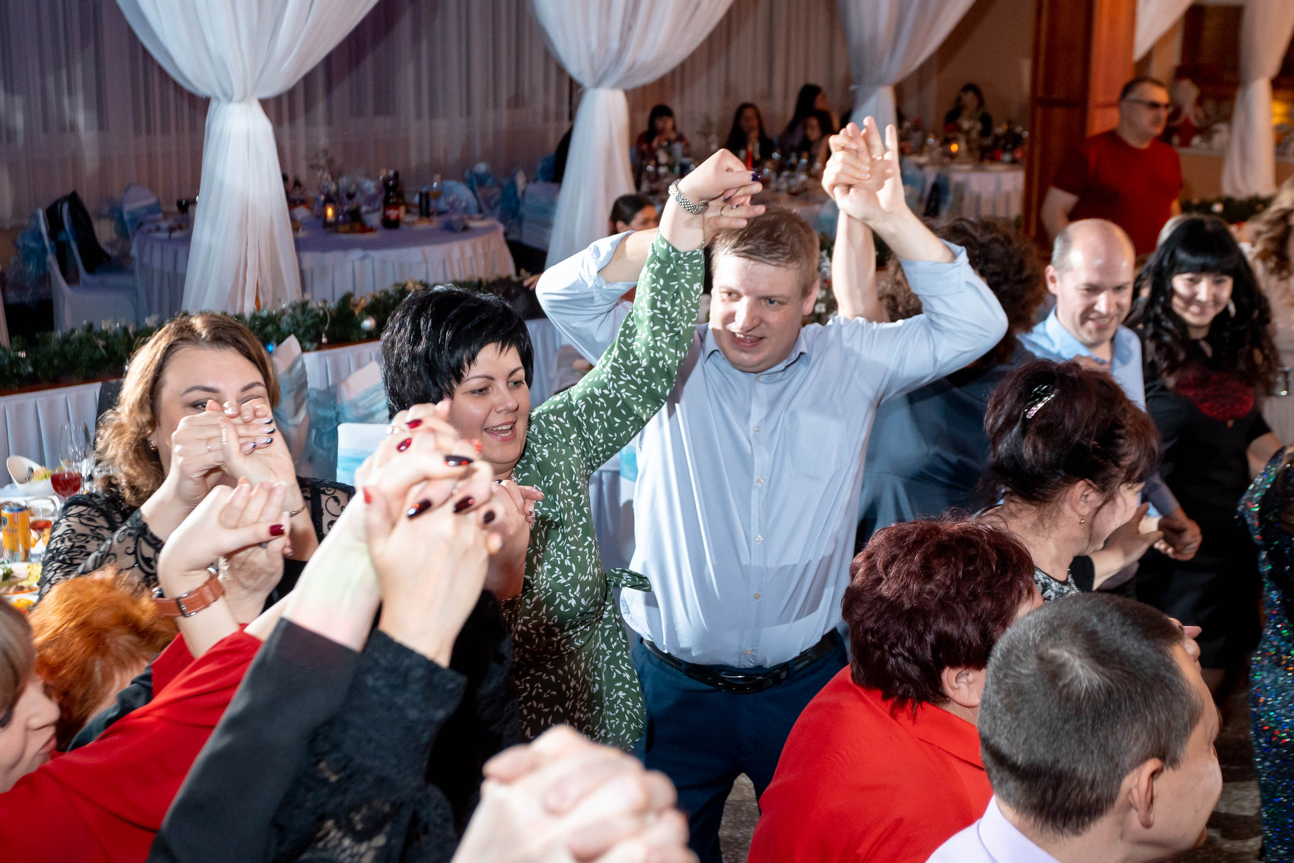 Съемка Новогоднего корпоратива в ресторане Охотник 23.12.2022 г. Свадебный и семейный фотограф в Москве и МО Елена Агапова