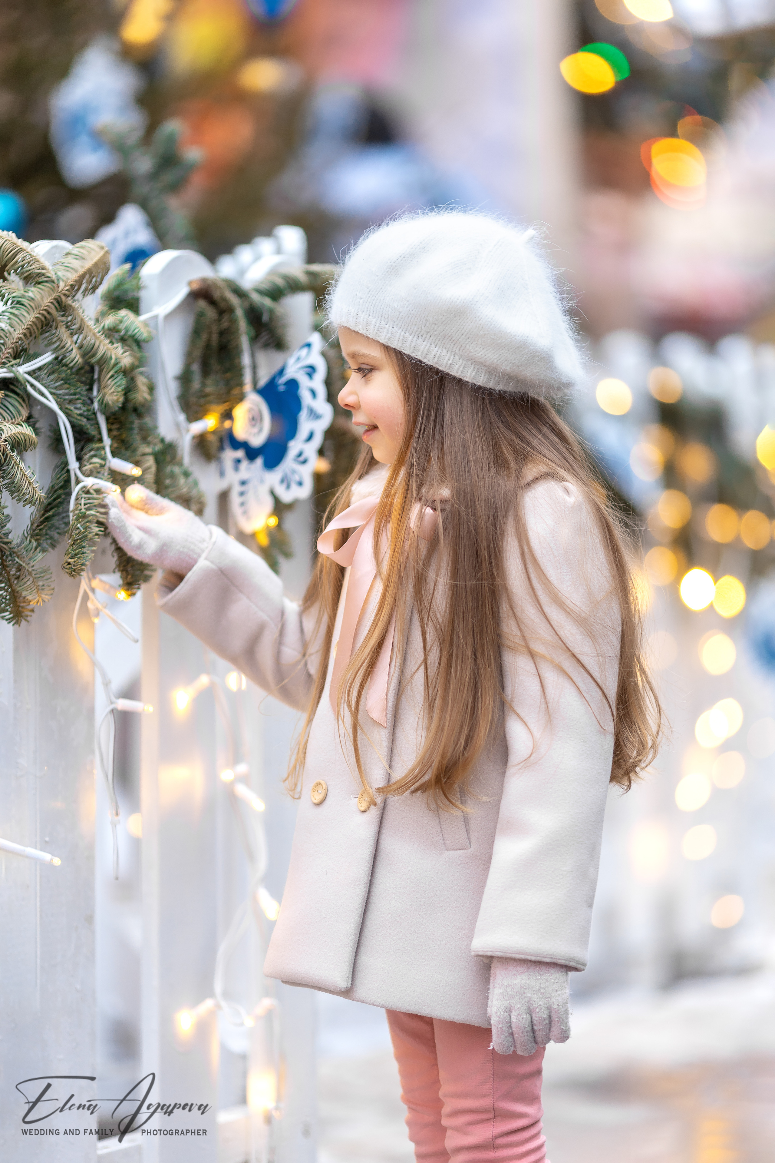 Новогодние и рождественские фотосессии на улице и в студии. Свадебный и семейный фотограф в Москве и МО Елена Агапова