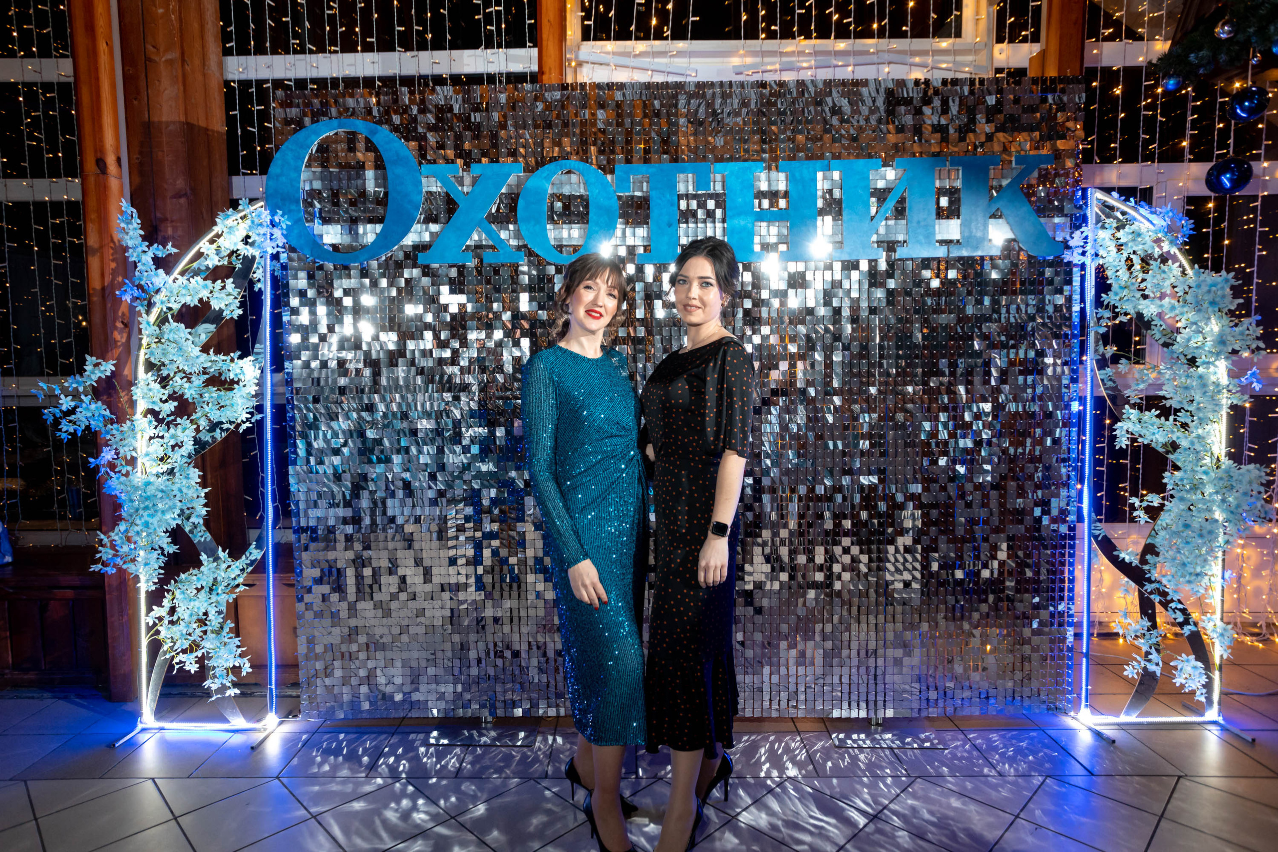 Съемка Новогоднего корпоратива в ресторане Охотник 23.12.2022 г. Свадебный и семейный фотограф в Москве и МО Елена Агапова