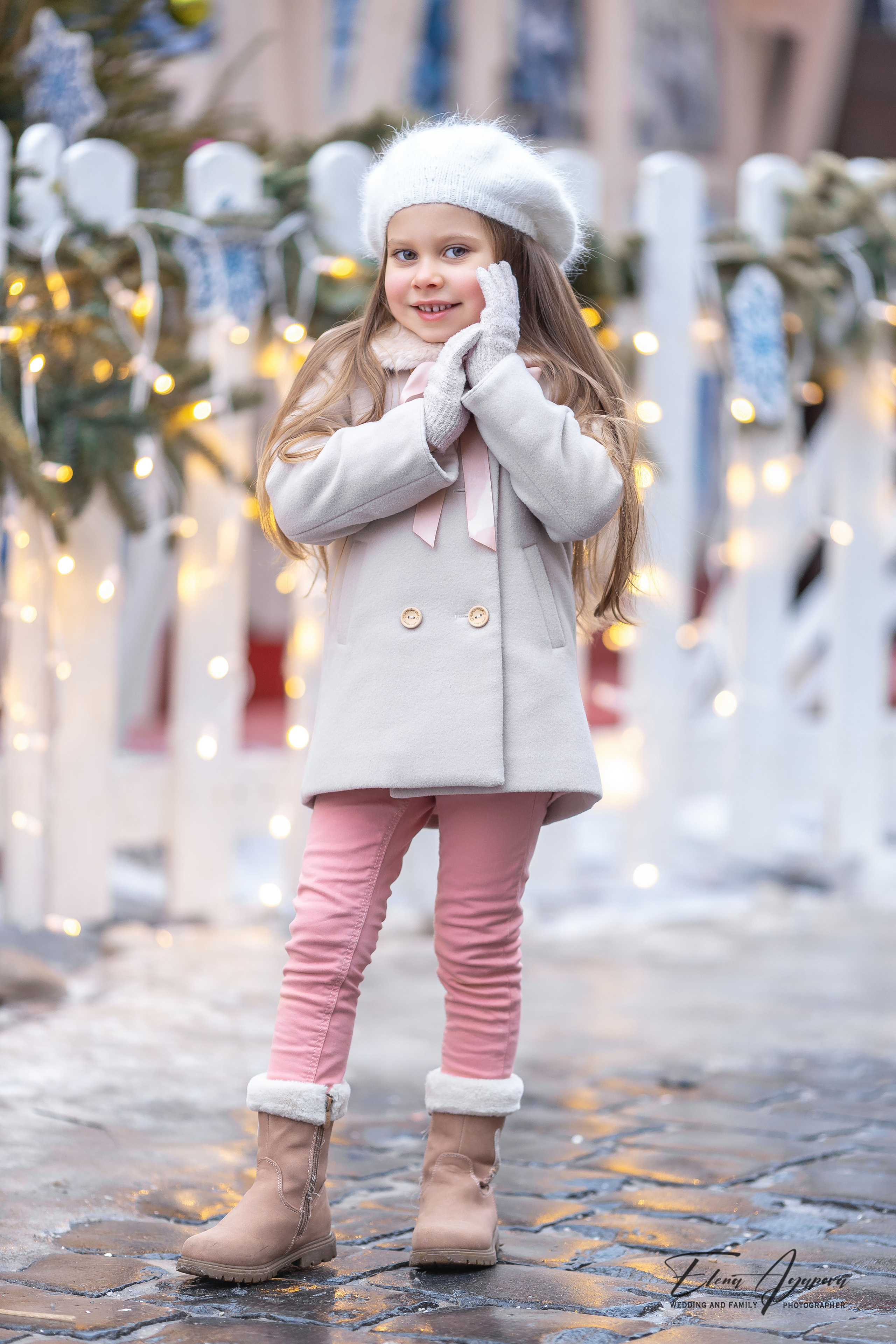 Новогодние и рождественские фотосессии на улице и в студии. Свадебный и семейный фотограф в Москве и МО Елена Агапова