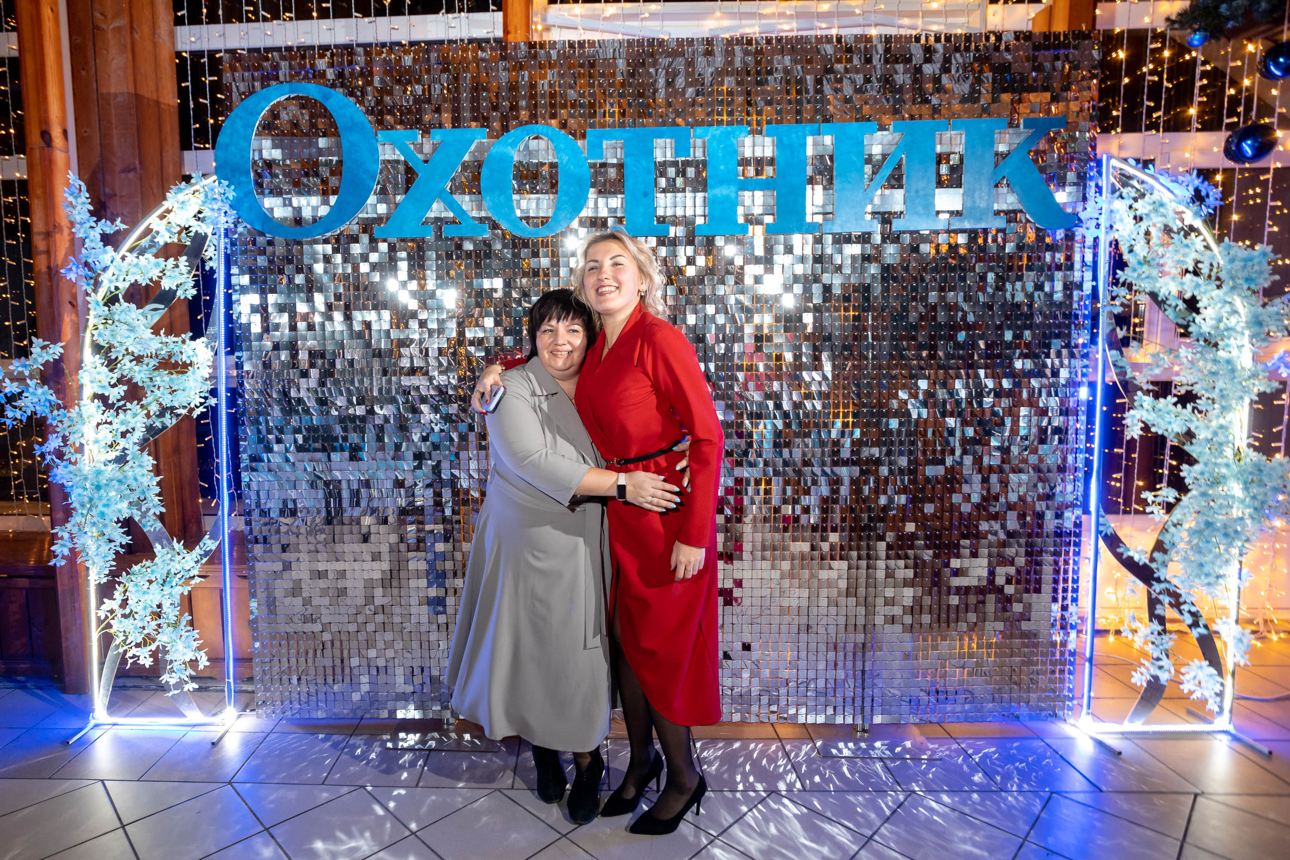 Съемка Новогоднего корпоратива в ресторане Охотник 23.12.2022 г. Свадебный и семейный фотограф в Москве и МО Елена Агапова