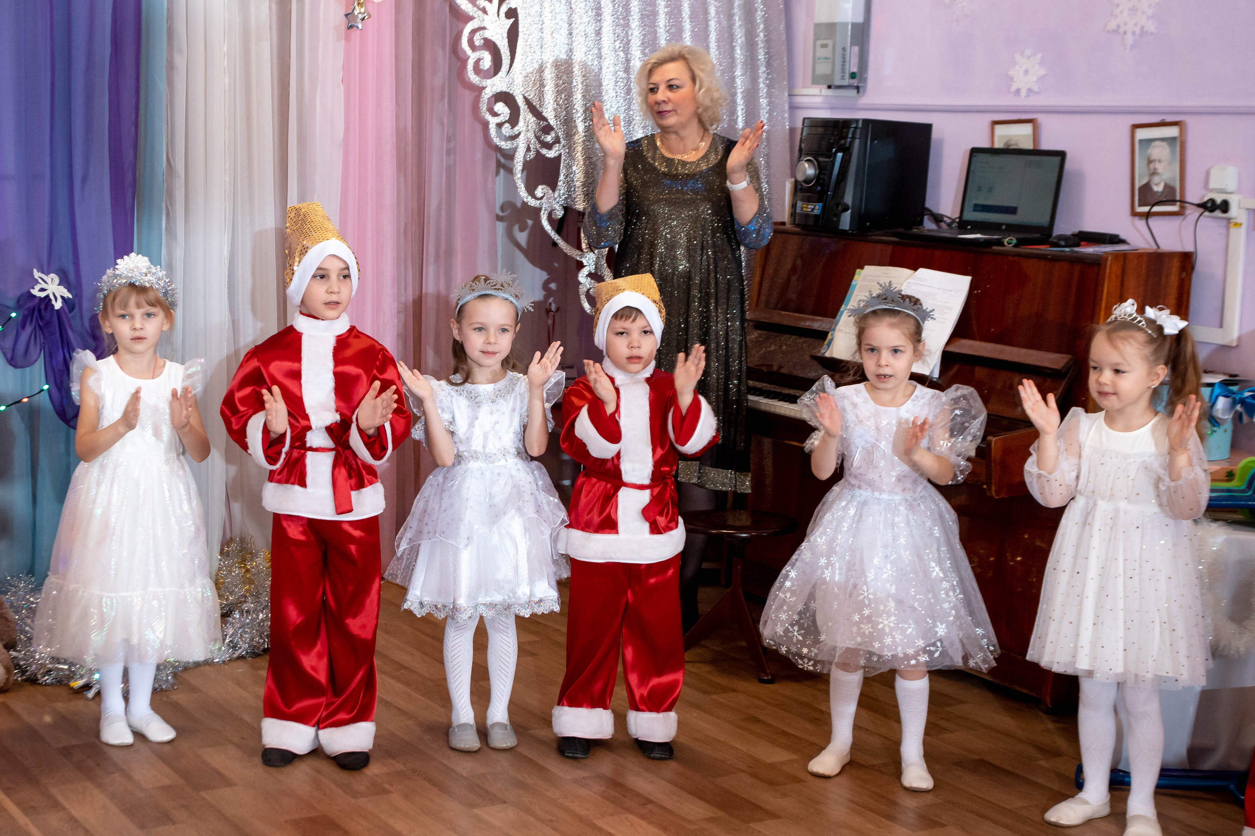 Новогодний утренник в Детском саду № 25 (Орехово-Зуево). Свадебный и семейный фотограф в Москве и МО Елена Агапова