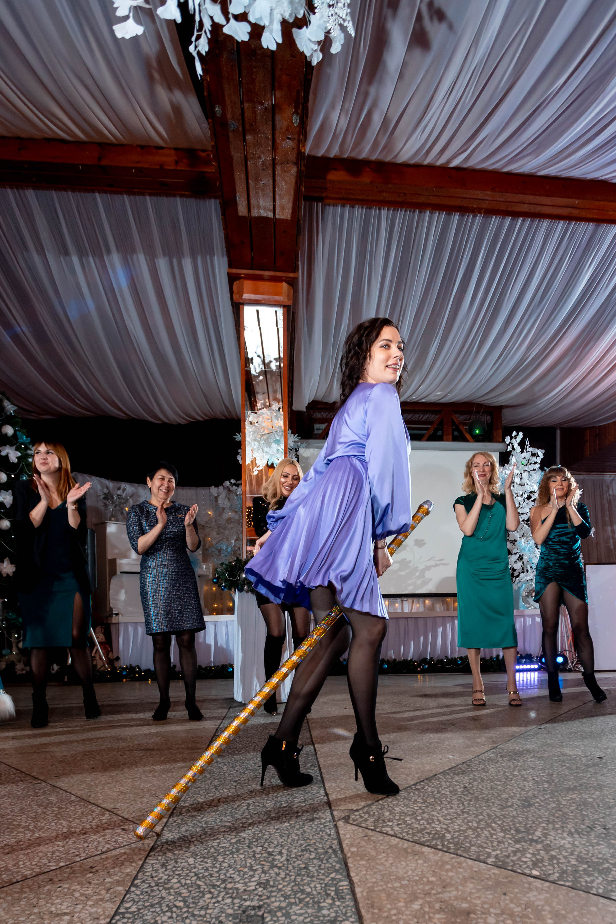 Съемка Новогоднего корпоратива в ресторане Охотник 23.12.2022 г. Свадебный и семейный фотограф в Москве и МО Елена Агапова