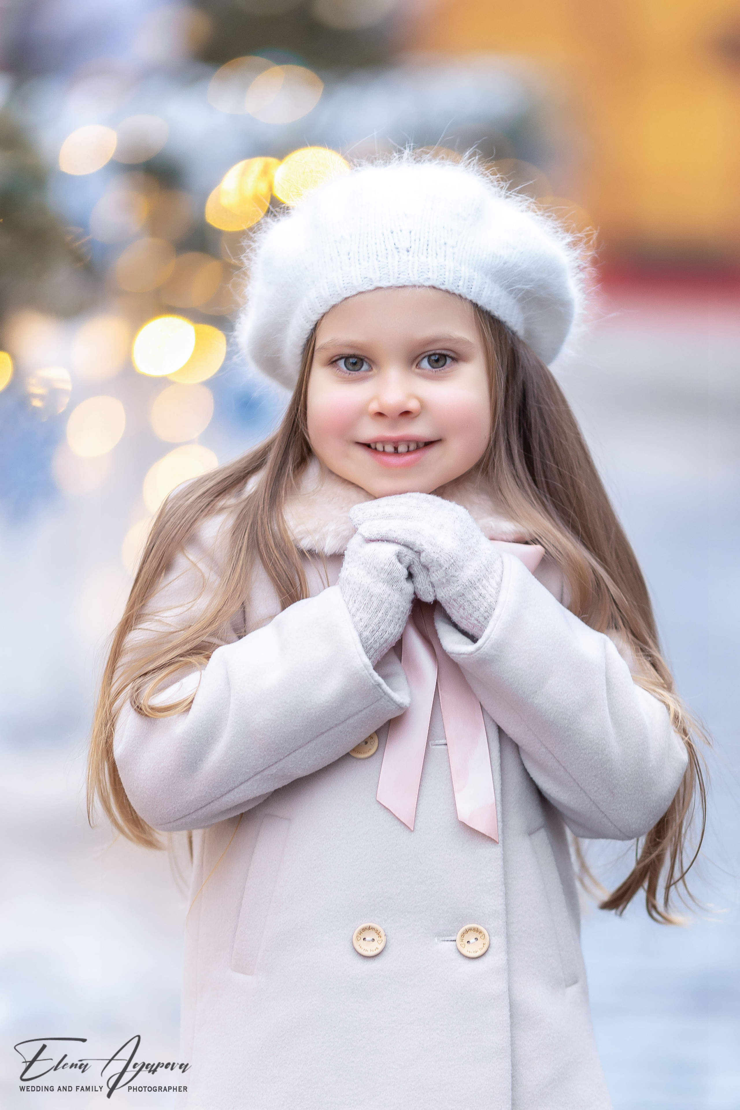 Новогодние и рождественские фотосессии на улице и в студии. Свадебный и семейный фотограф в Москве и МО Елена Агапова