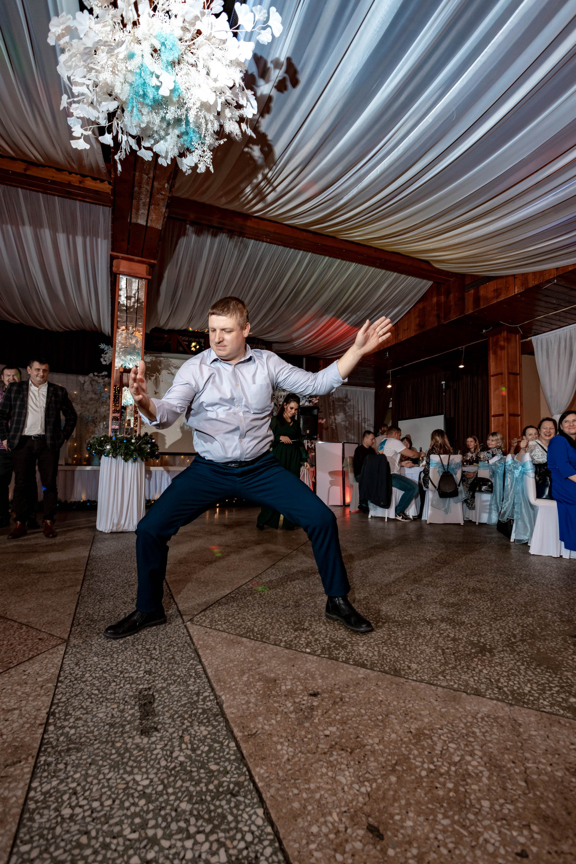 Съемка Новогоднего корпоратива в ресторане Охотник 23.12.2022 г. Свадебный и семейный фотограф в Москве и МО Елена Агапова