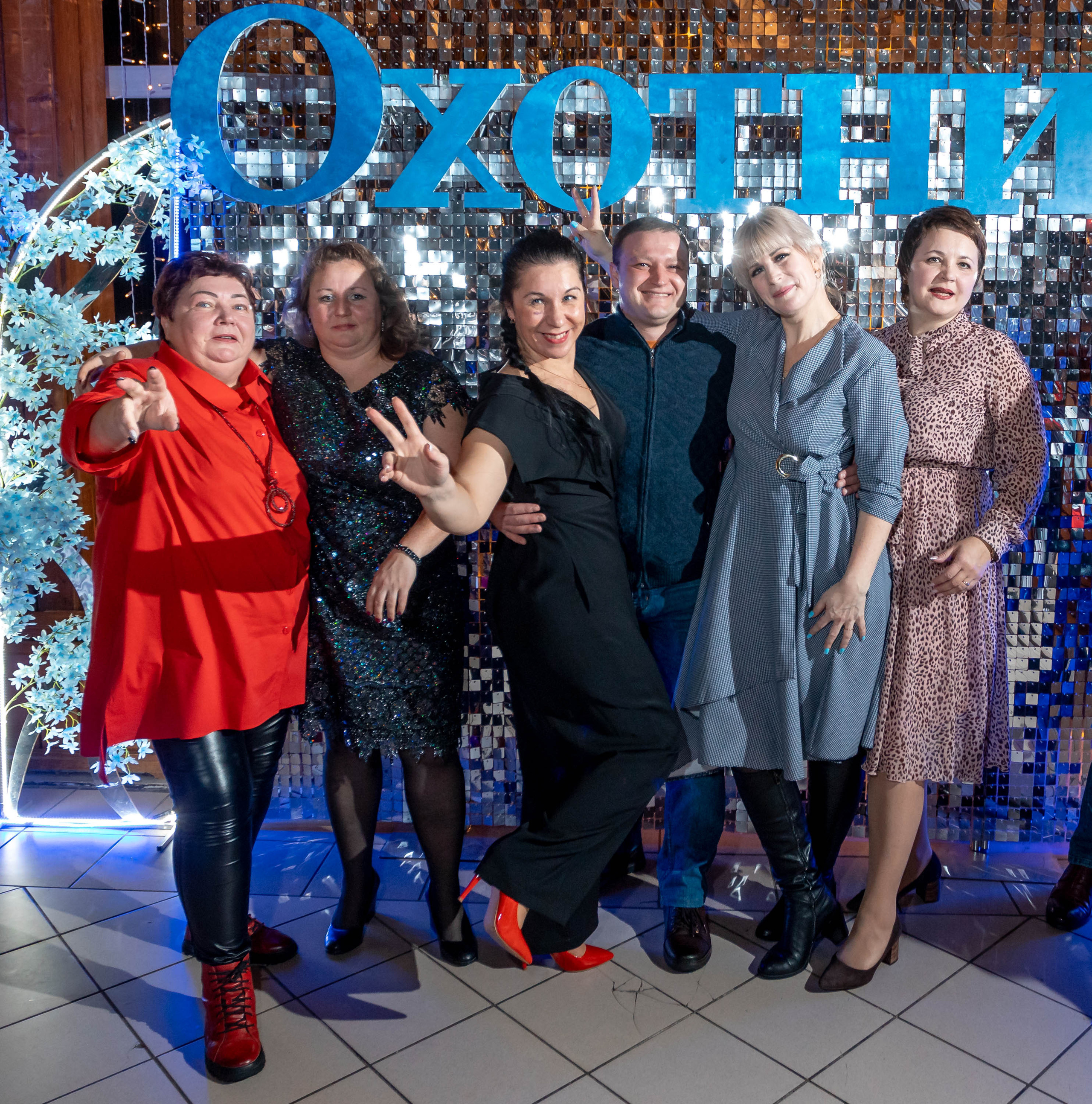 Съемка Новогоднего корпоратива в ресторане Охотник 23.12.2022 г. Свадебный и семейный фотограф в Москве и МО Елена Агапова