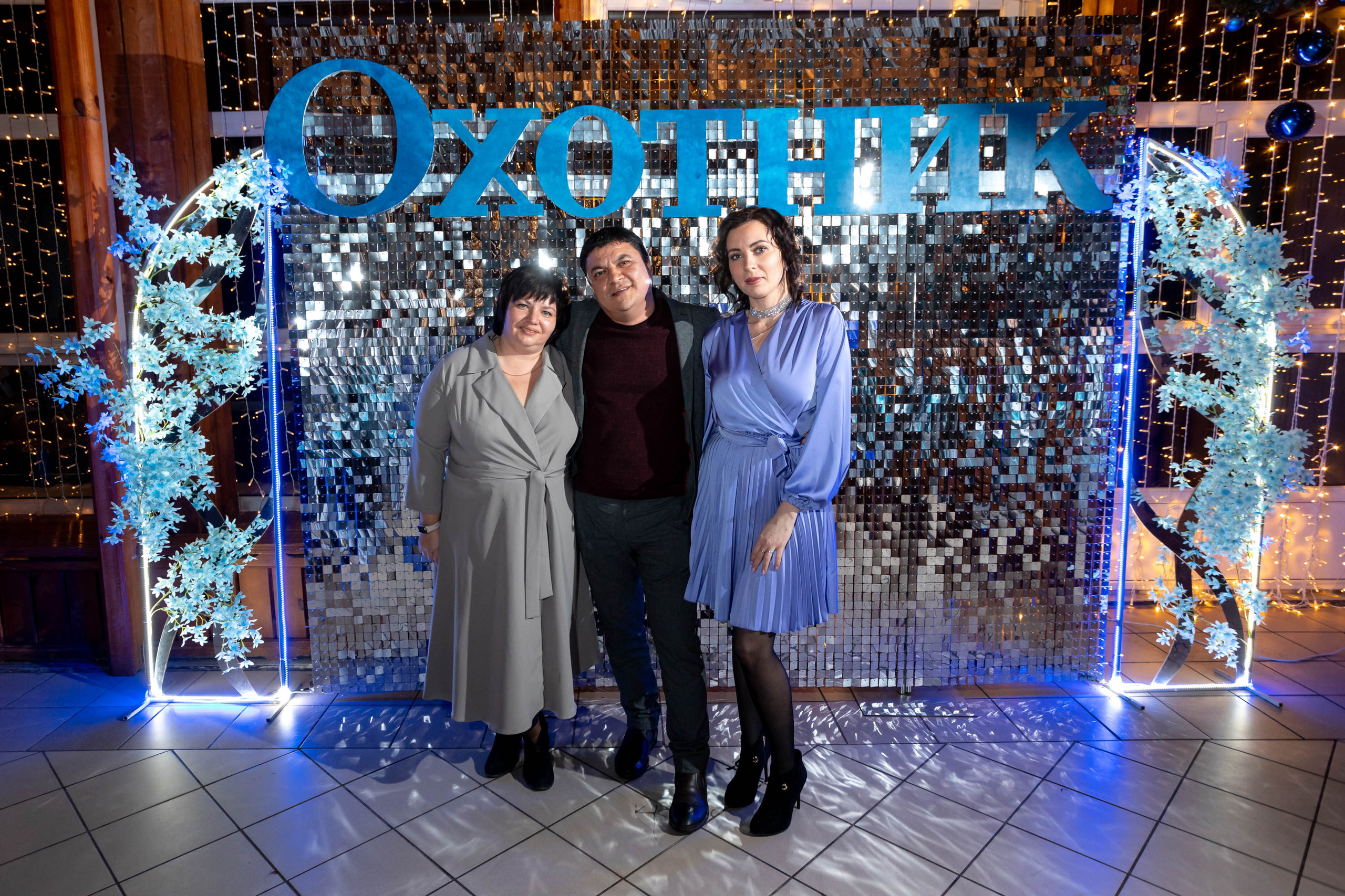 Съемка Новогоднего корпоратива в ресторане Охотник 23.12.2022 г. Свадебный и семейный фотограф в Москве и МО Елена Агапова