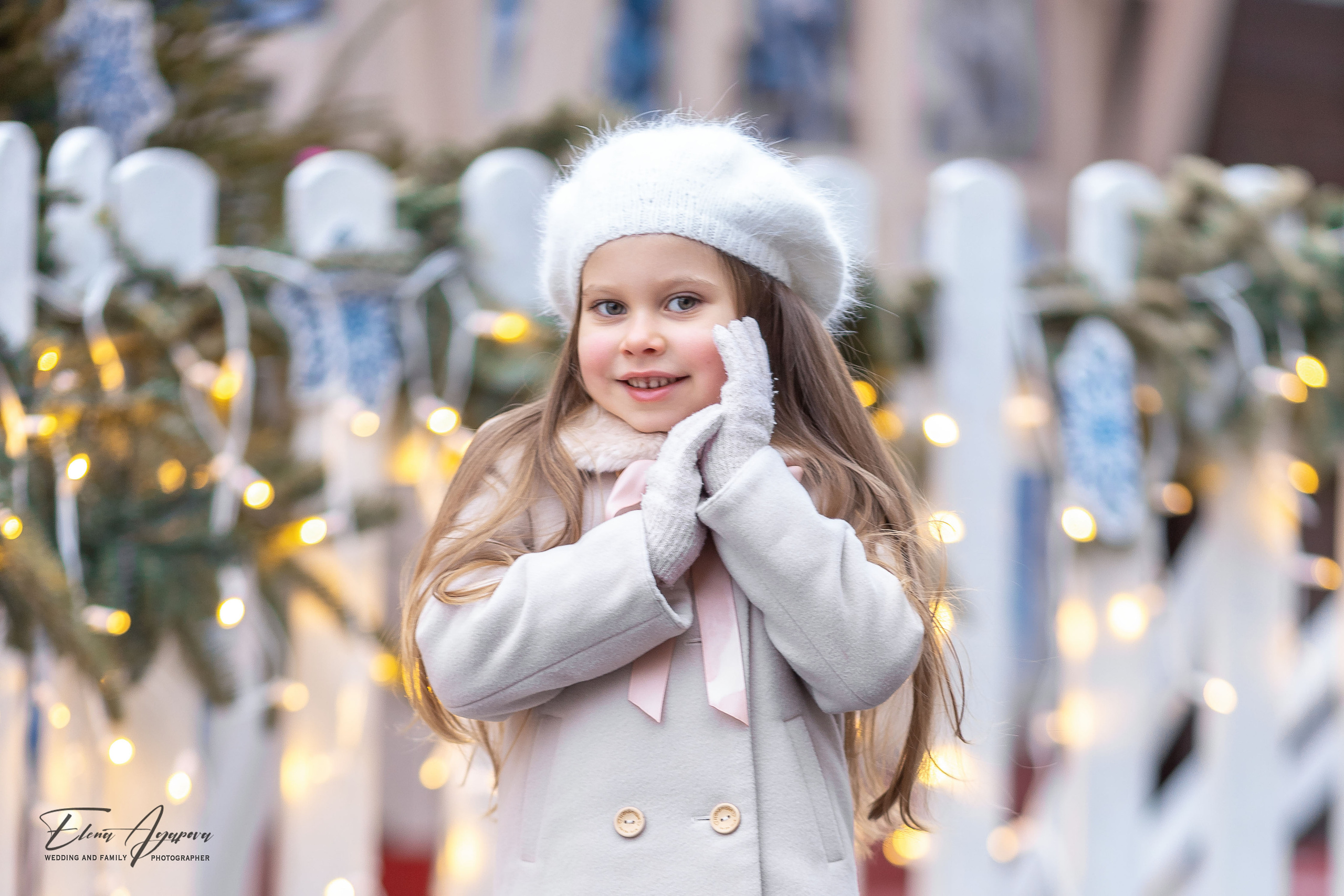 Новогодние и рождественские фотосессии на улице и в студии. Свадебный и семейный фотограф в Москве и МО Елена Агапова
