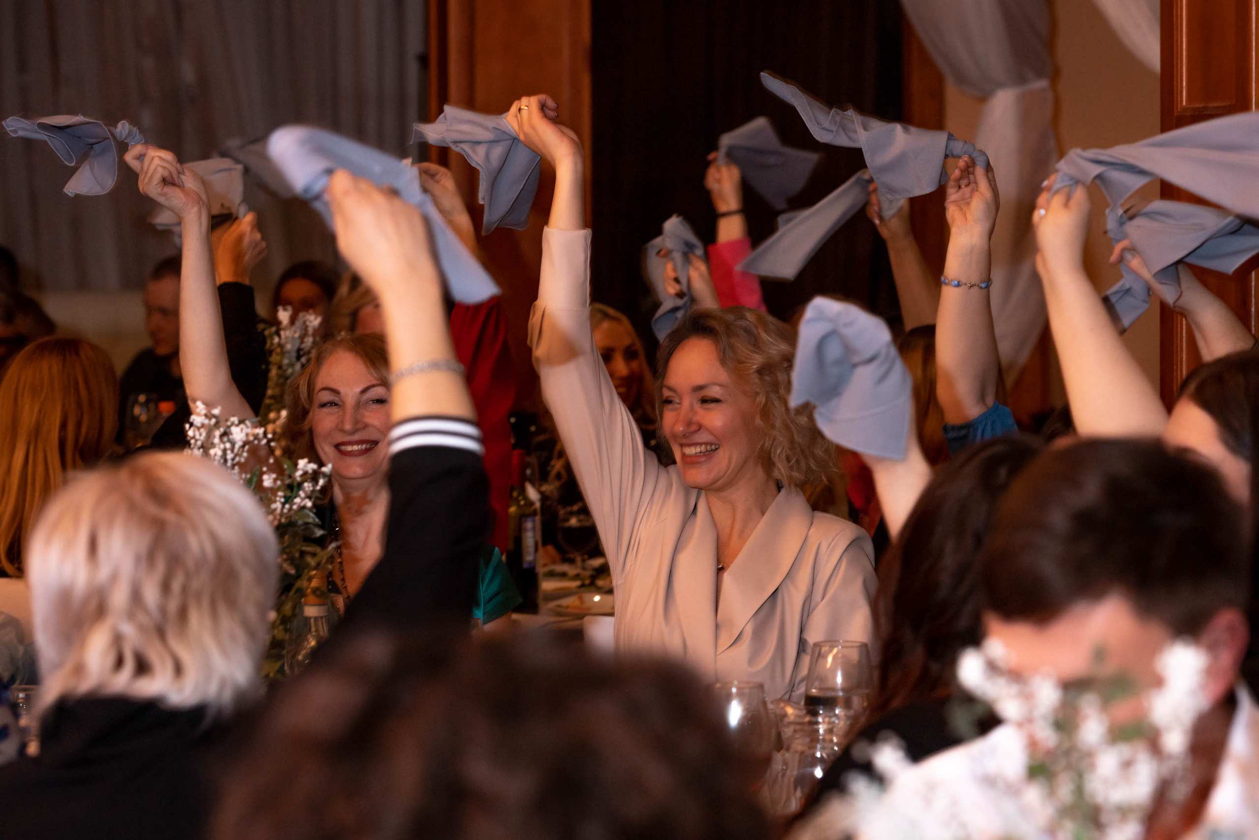 Съемка Новогоднего корпоратива в ресторане Охотник 23.12.2022 г. Свадебный и семейный фотограф в Москве и МО Елена Агапова