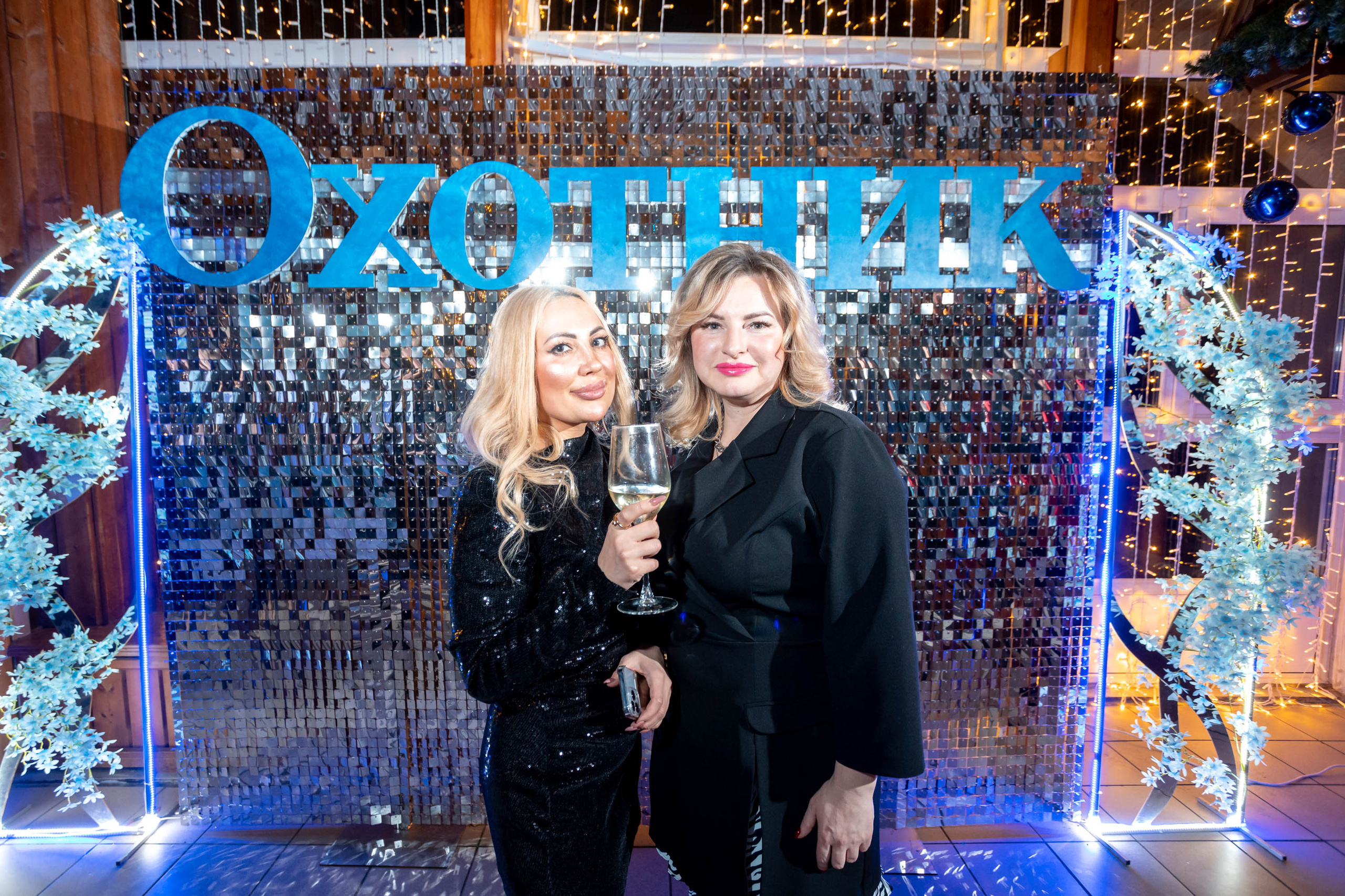 Съемка Новогоднего корпоратива в ресторане Охотник 23.12.2022 г. Свадебный и семейный фотограф в Москве и МО Елена Агапова