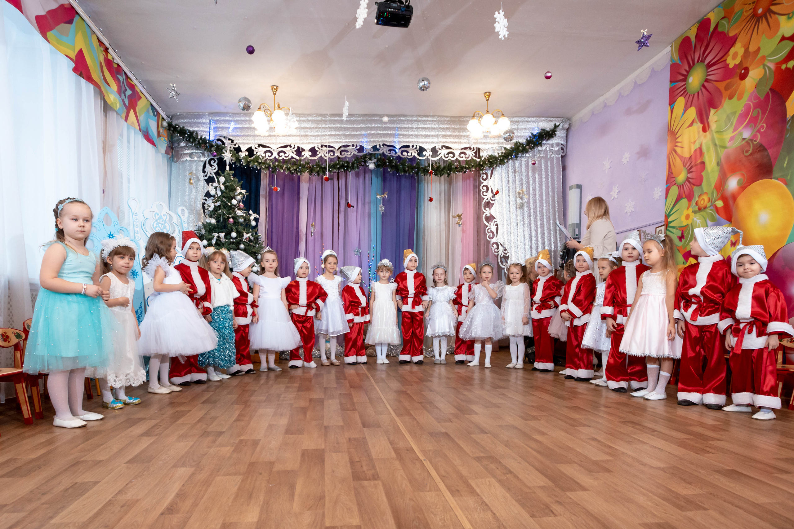 Новогодний утренник в Детском саду № 25 (Орехово-Зуево). Свадебный и семейный фотограф в Москве и МО Елена Агапова