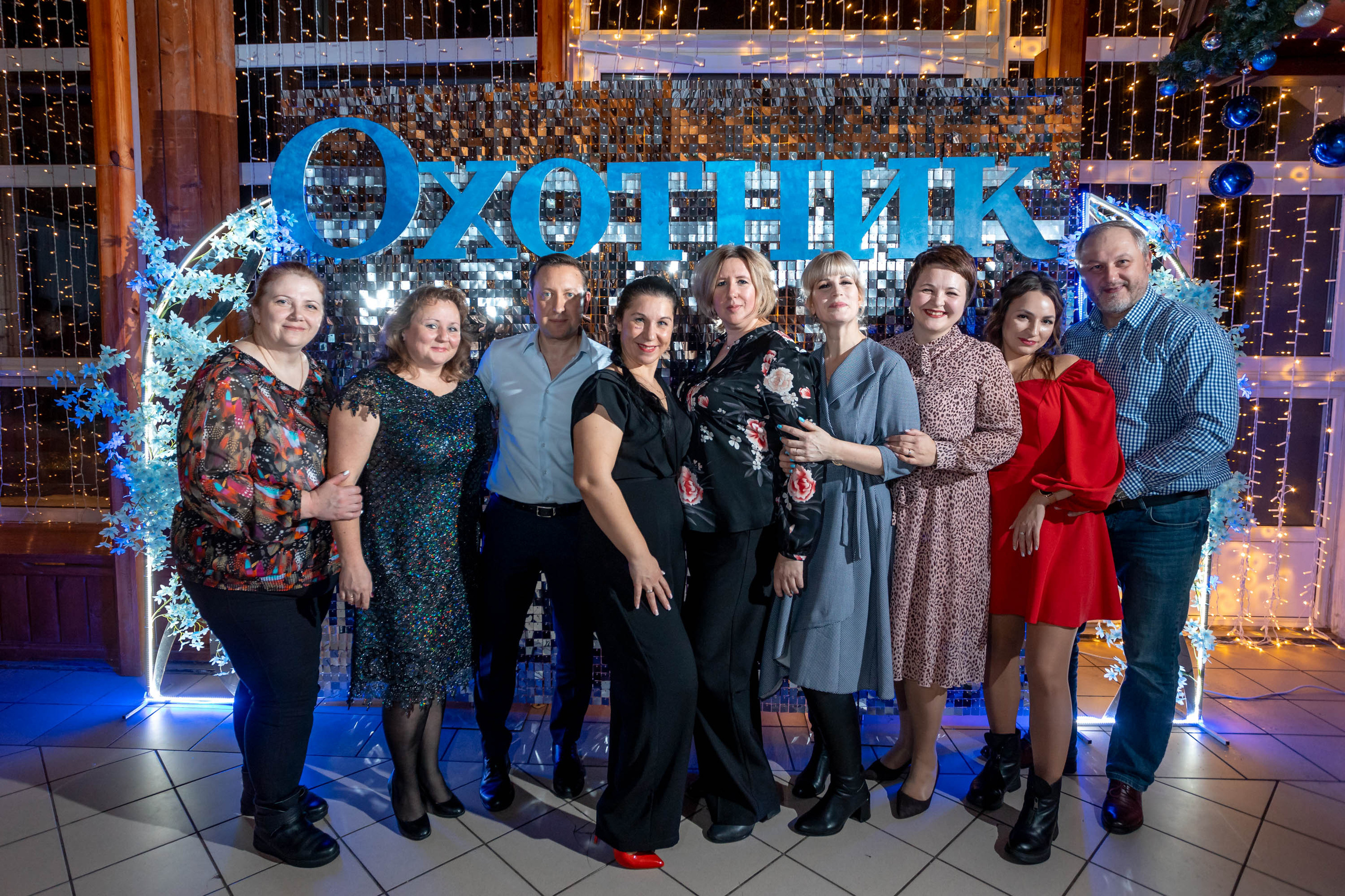 Съемка Новогоднего корпоратива в ресторане Охотник 23.12.2022 г. Свадебный и семейный фотограф в Москве и МО Елена Агапова