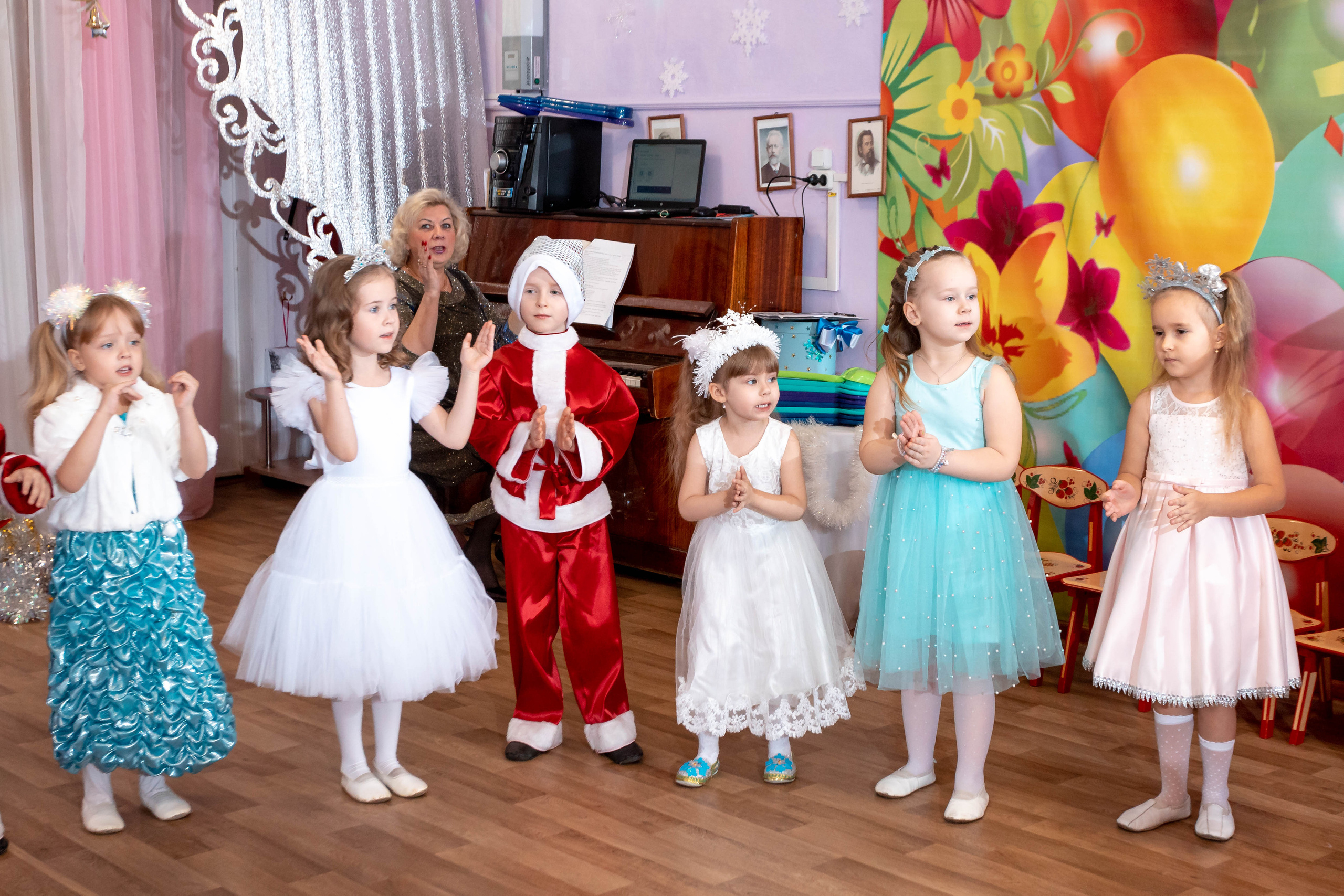 Новогодний утренник в Детском саду № 25 (Орехово-Зуево). Свадебный и семейный фотограф в Москве и МО Елена Агапова
