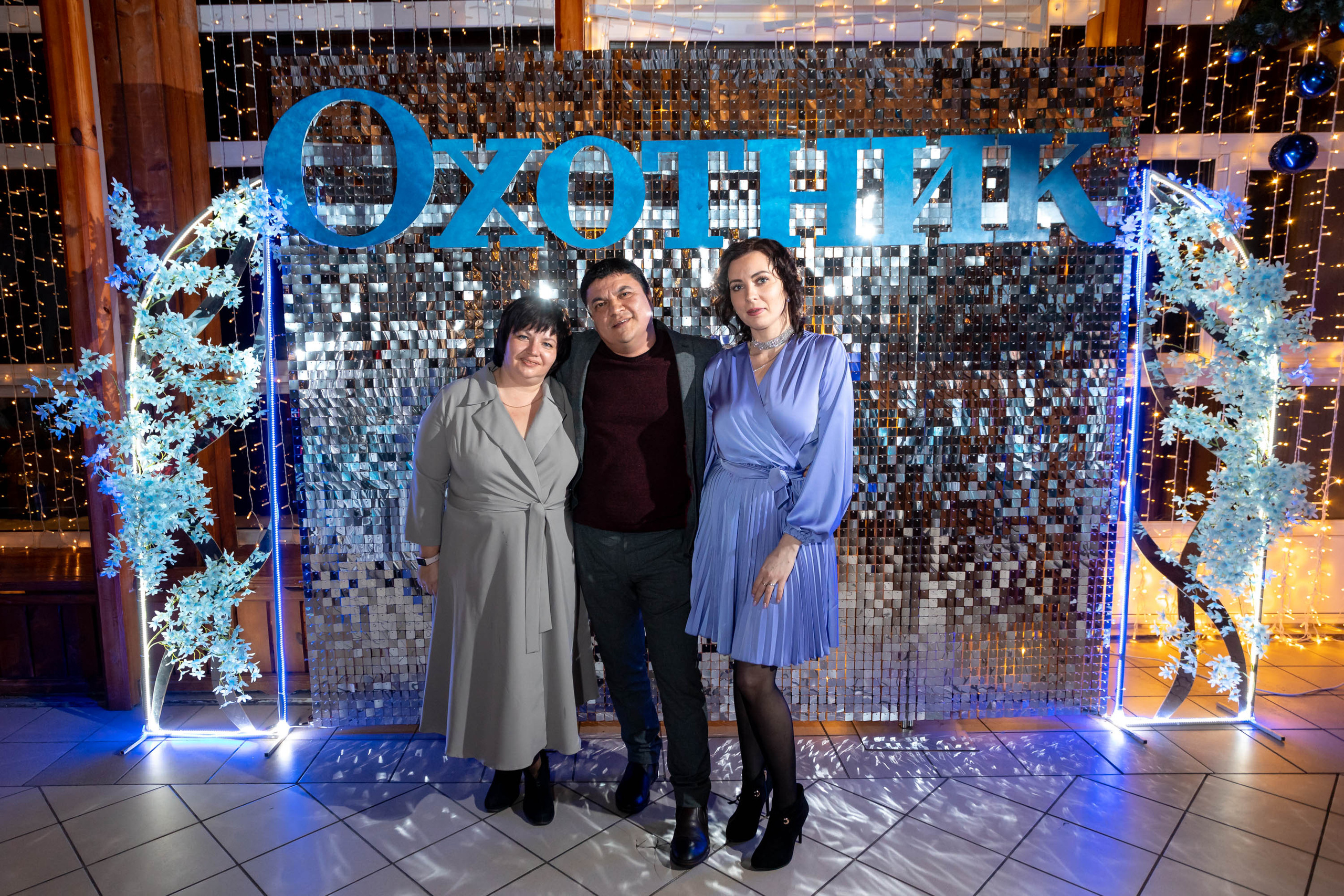 Съемка Новогоднего корпоратива в ресторане Охотник 23.12.2022 г. Свадебный и семейный фотограф в Москве и МО Елена Агапова