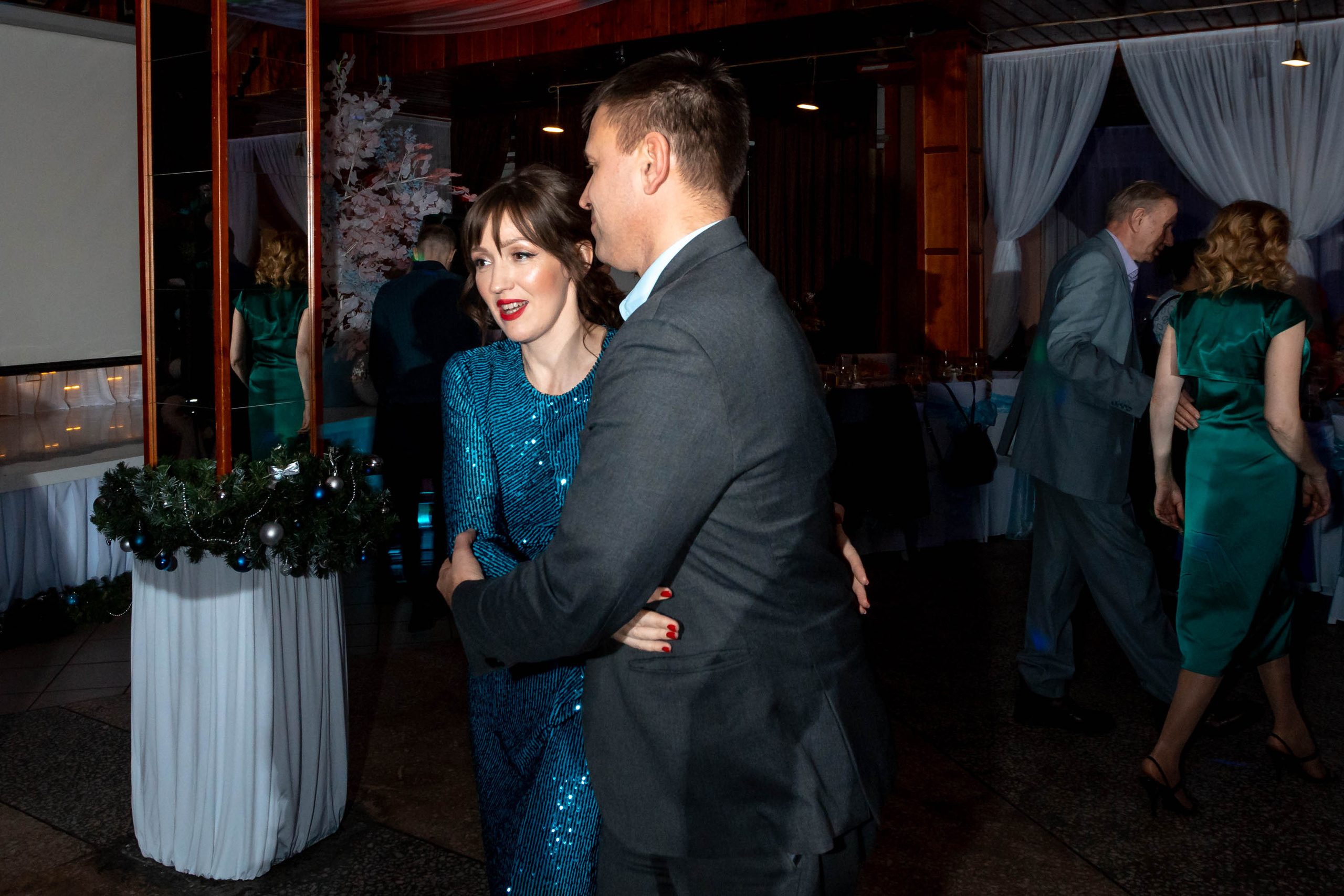 Съемка Новогоднего корпоратива в ресторане Охотник 23.12.2022 г. Свадебный и семейный фотограф в Москве и МО Елена Агапова