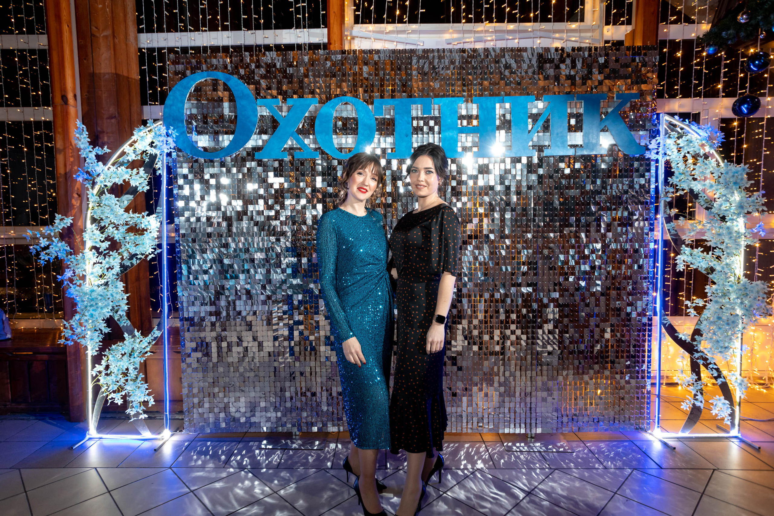 Съемка Новогоднего корпоратива в ресторане Охотник 23.12.2022 г. Свадебный и семейный фотограф в Москве и МО Елена Агапова