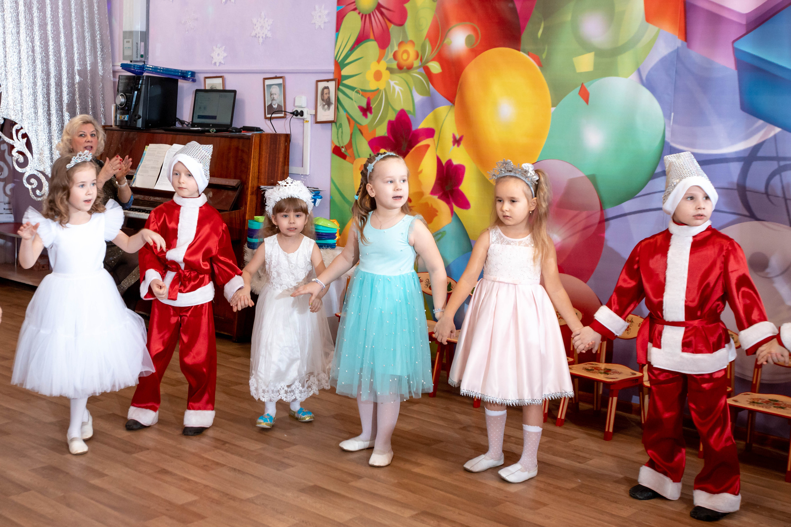 Новогодний утренник в Детском саду № 25 (Орехово-Зуево). Свадебный и семейный фотограф в Москве и МО Елена Агапова