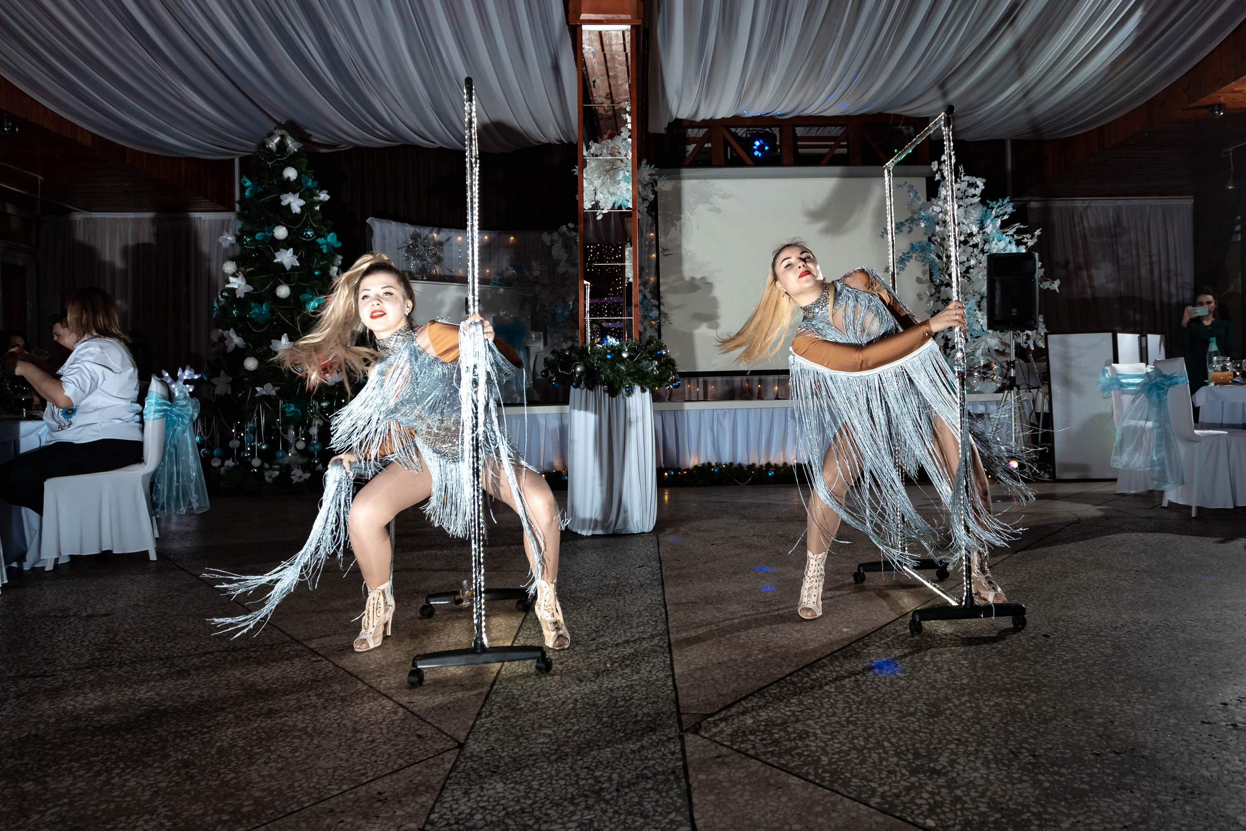 Съемка Новогоднего корпоратива в ресторане Охотник 23.12.2022 г. Свадебный и семейный фотограф в Москве и МО Елена Агапова