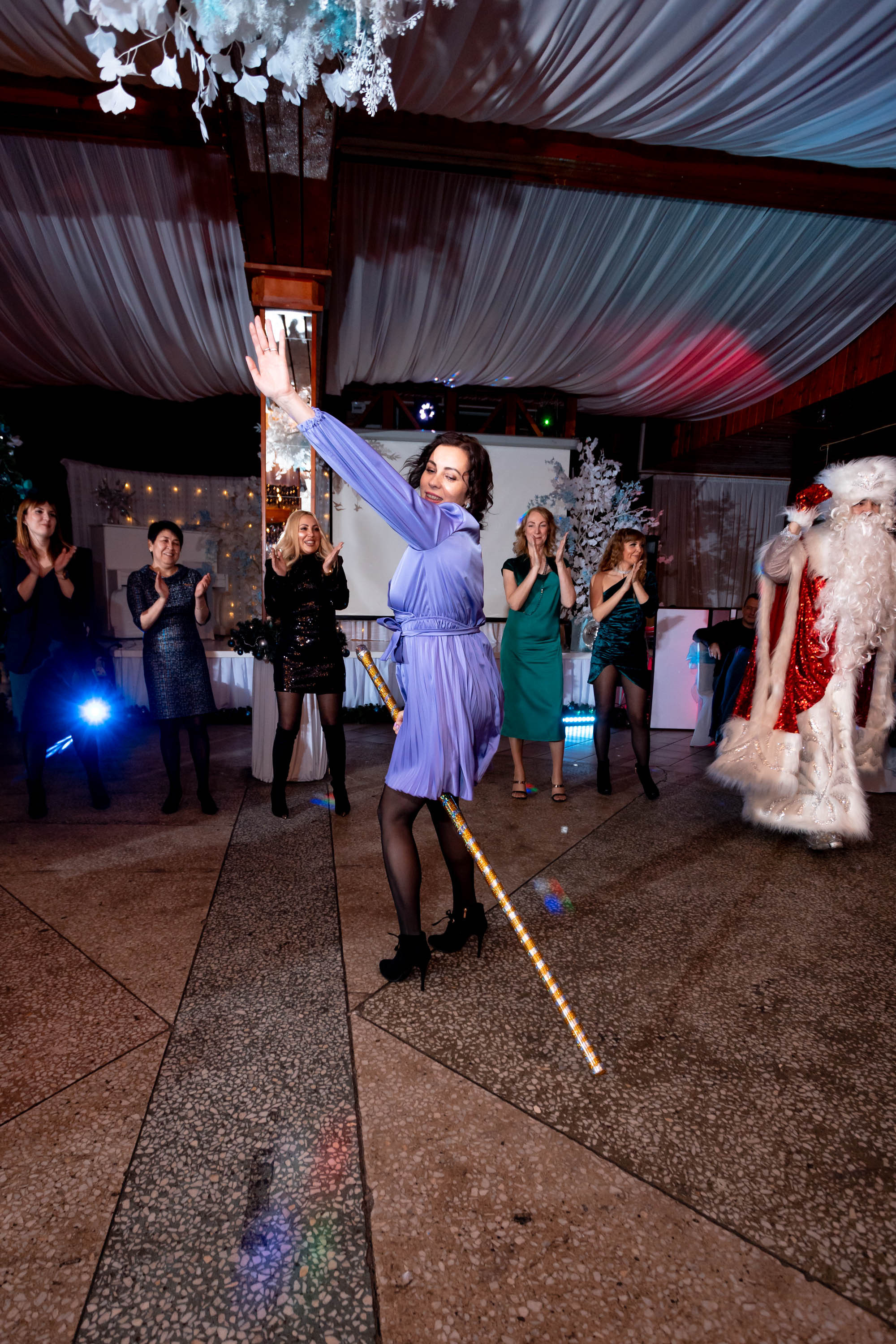 Съемка Новогоднего корпоратива в ресторане Охотник 23.12.2022 г. Свадебный и семейный фотограф в Москве и МО Елена Агапова