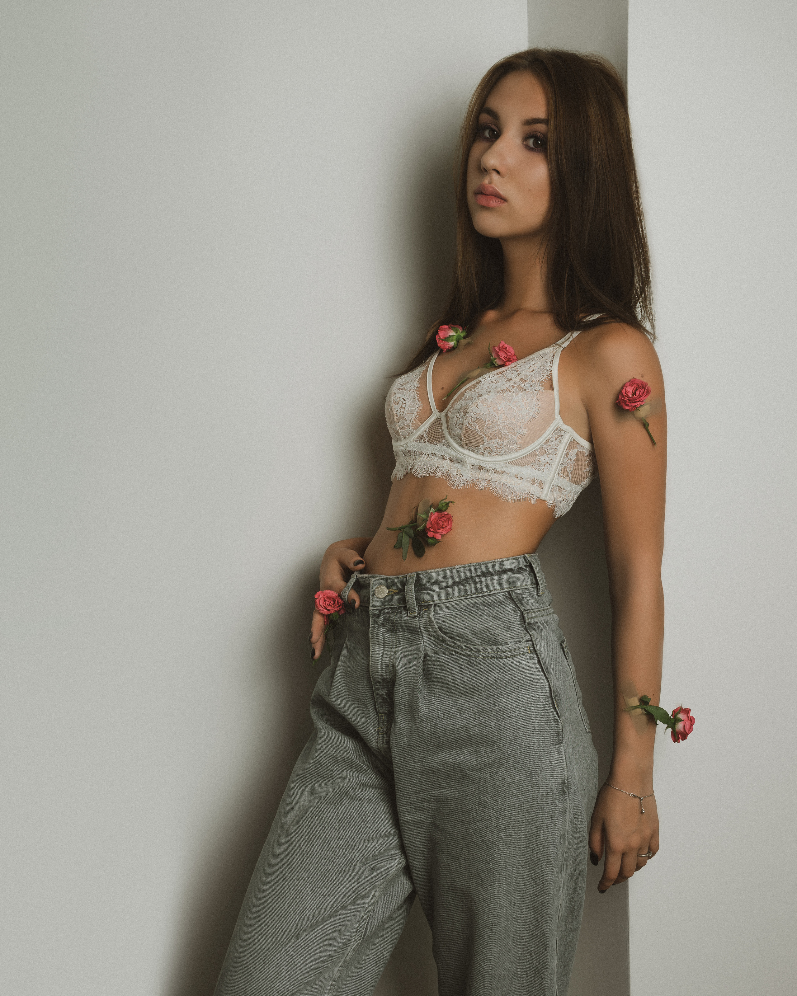 Настя. Цветы. Женский фотограф в Москве Аня Дримм (AnyaDream)