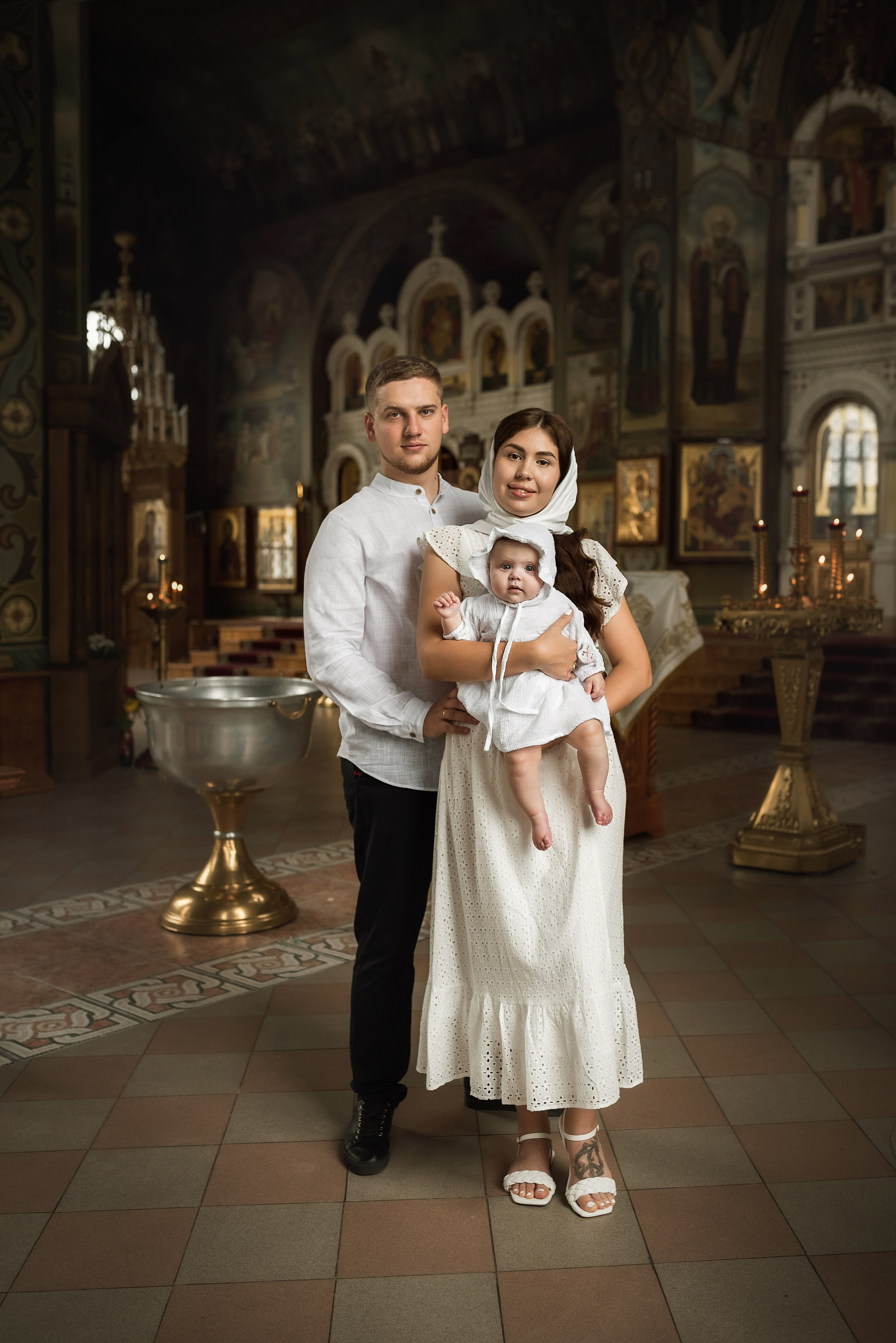 Крещение Марии Храм Преполовения Пятидесятницы. Семейный фотограф в Ростове-на-Дону Татьяна Литвинова