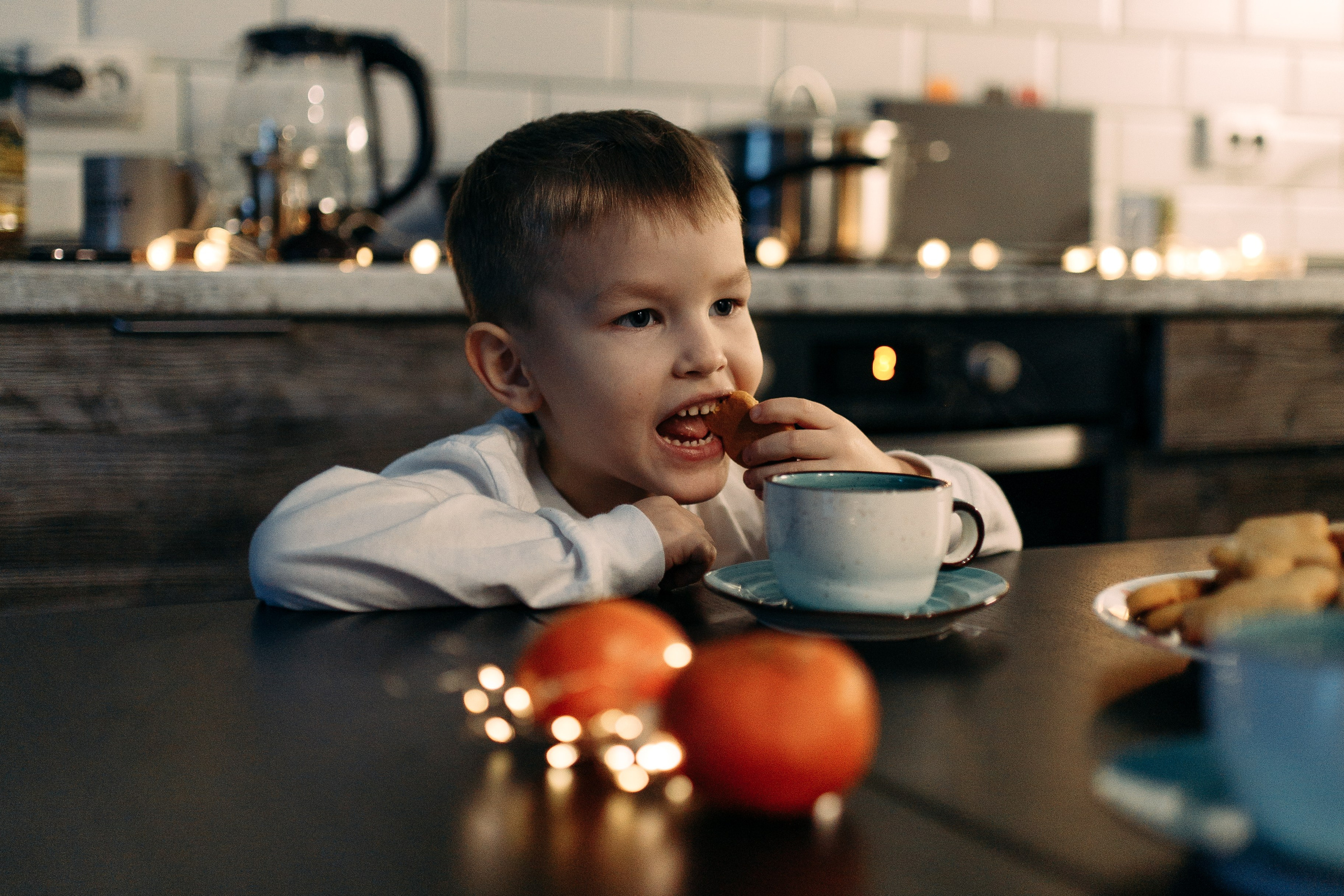 Новогодние печеньки в гостях у Полины и ее семьи. Елена Семейный фотограф Санкт-Петербург