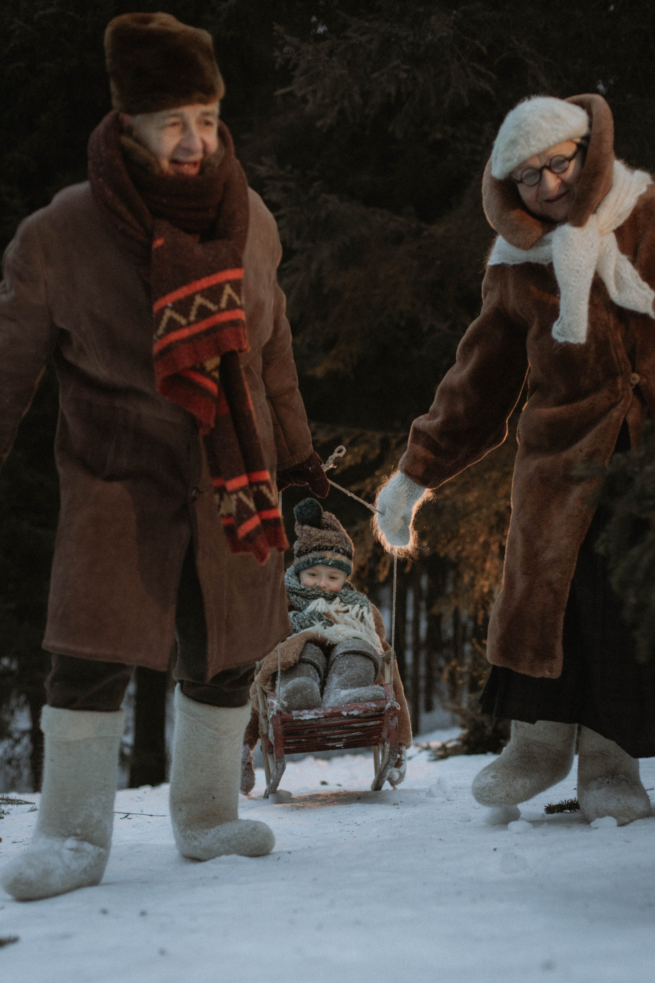 У бабушки и дедушки. Семейный фотограф Москва Ирина Малышева