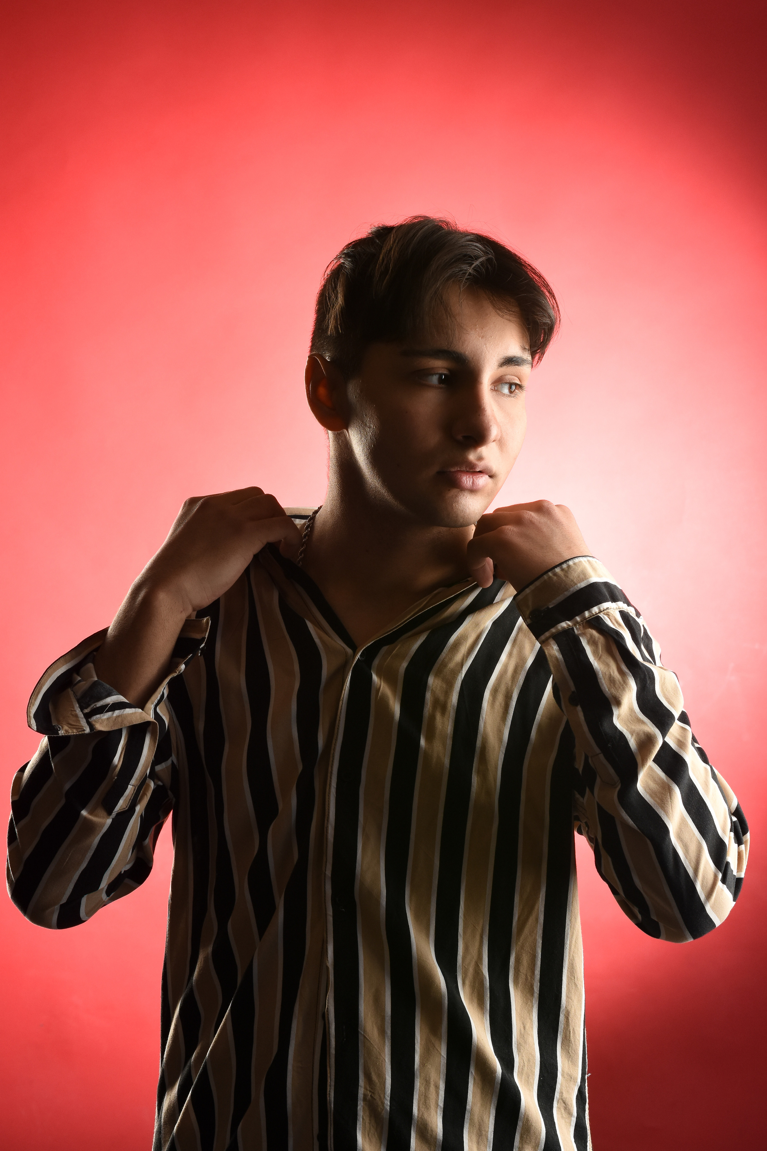 Фотосъёмка на цветных фонах