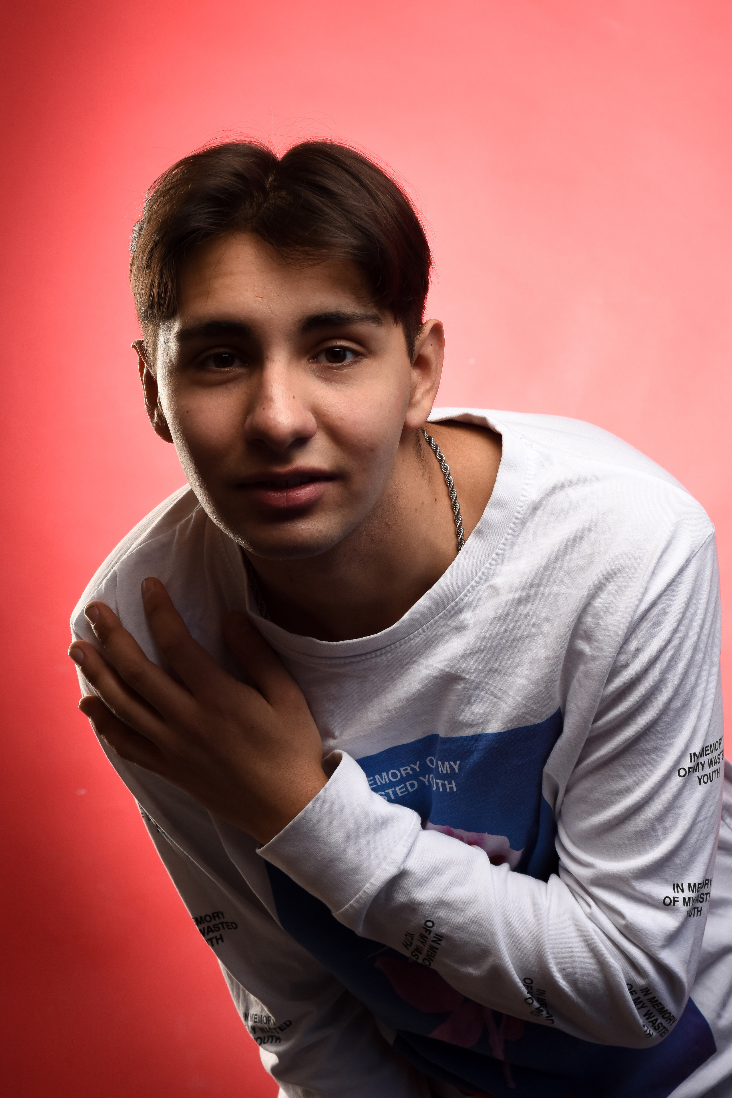 Фотосъёмка на цветных фонах