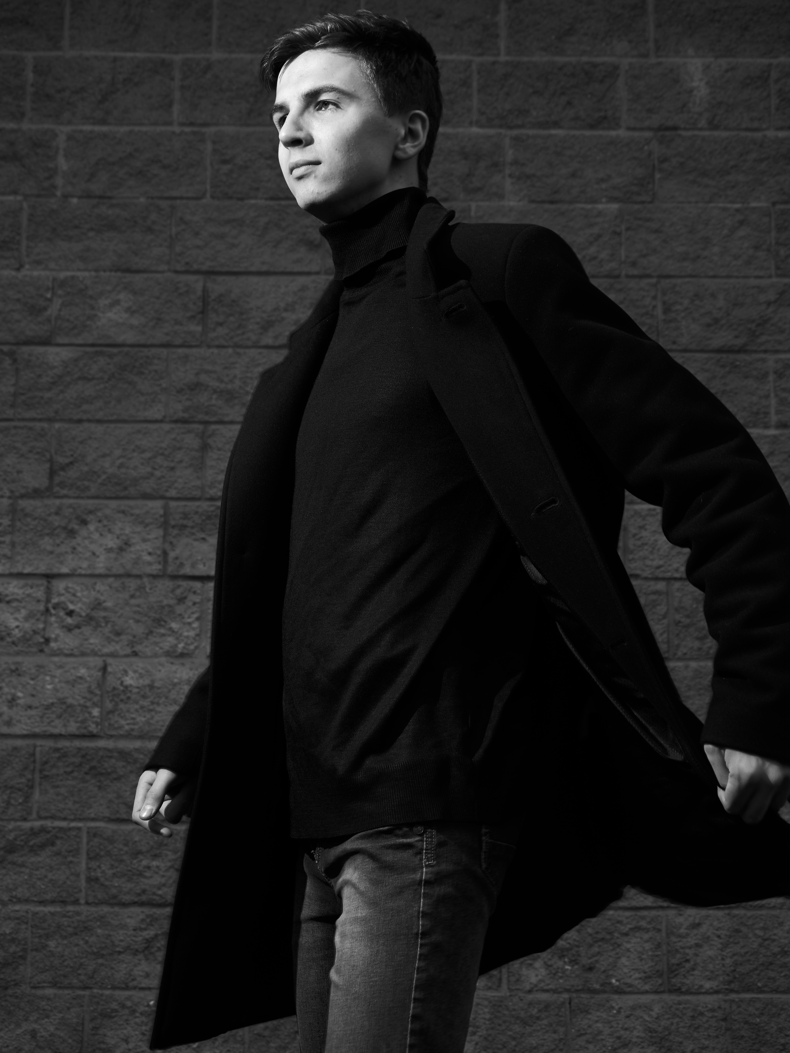 Чёрно белая фотосессия