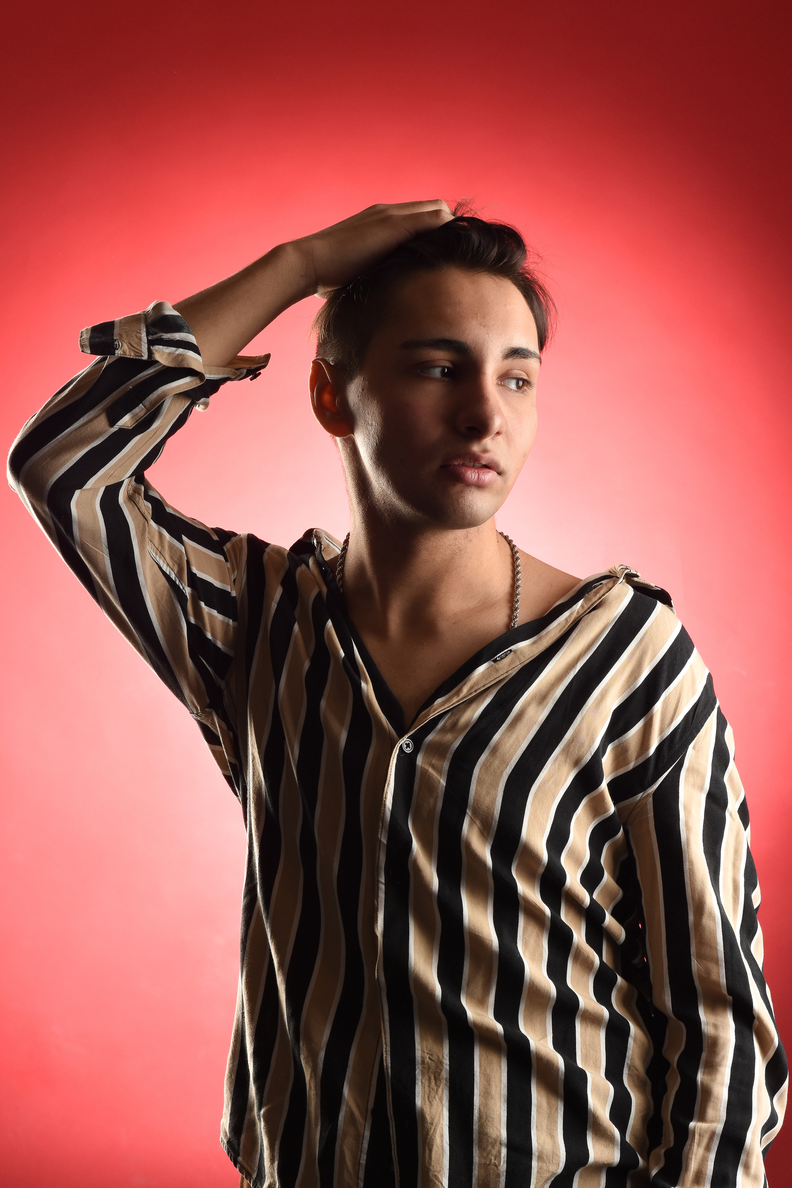 Фотосъёмка на цветных фонах